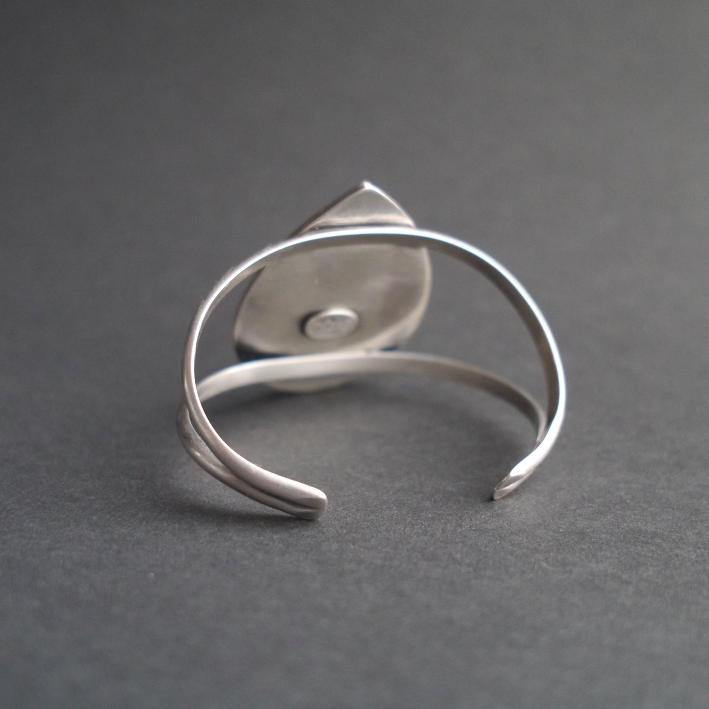 Serene Snowfall Dendritic Opal Cuff