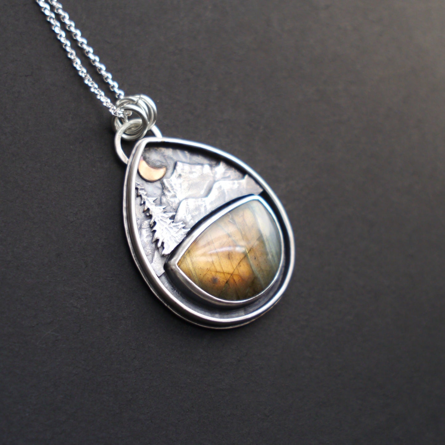 Labradorite Mountain Moonlight Pendant (3)