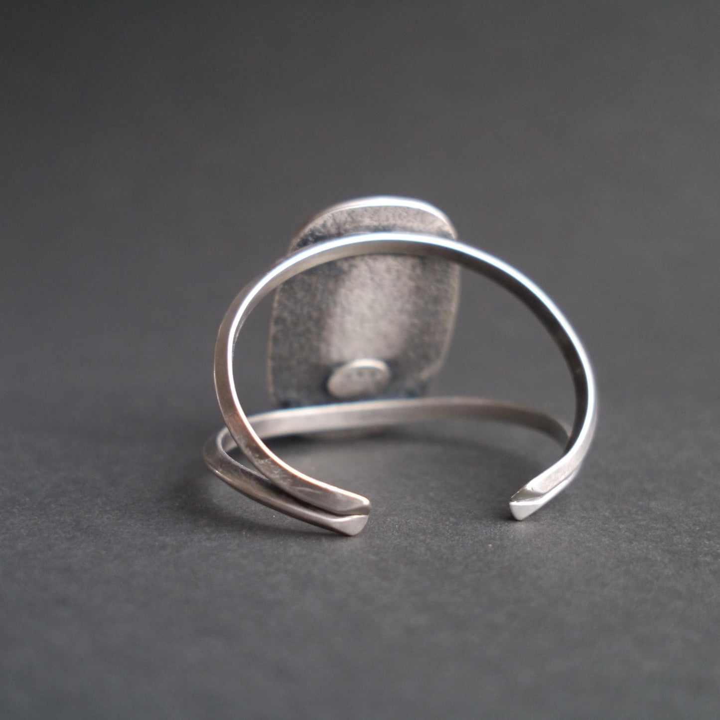 Serene Snowfall Dendritic Opal Cuff