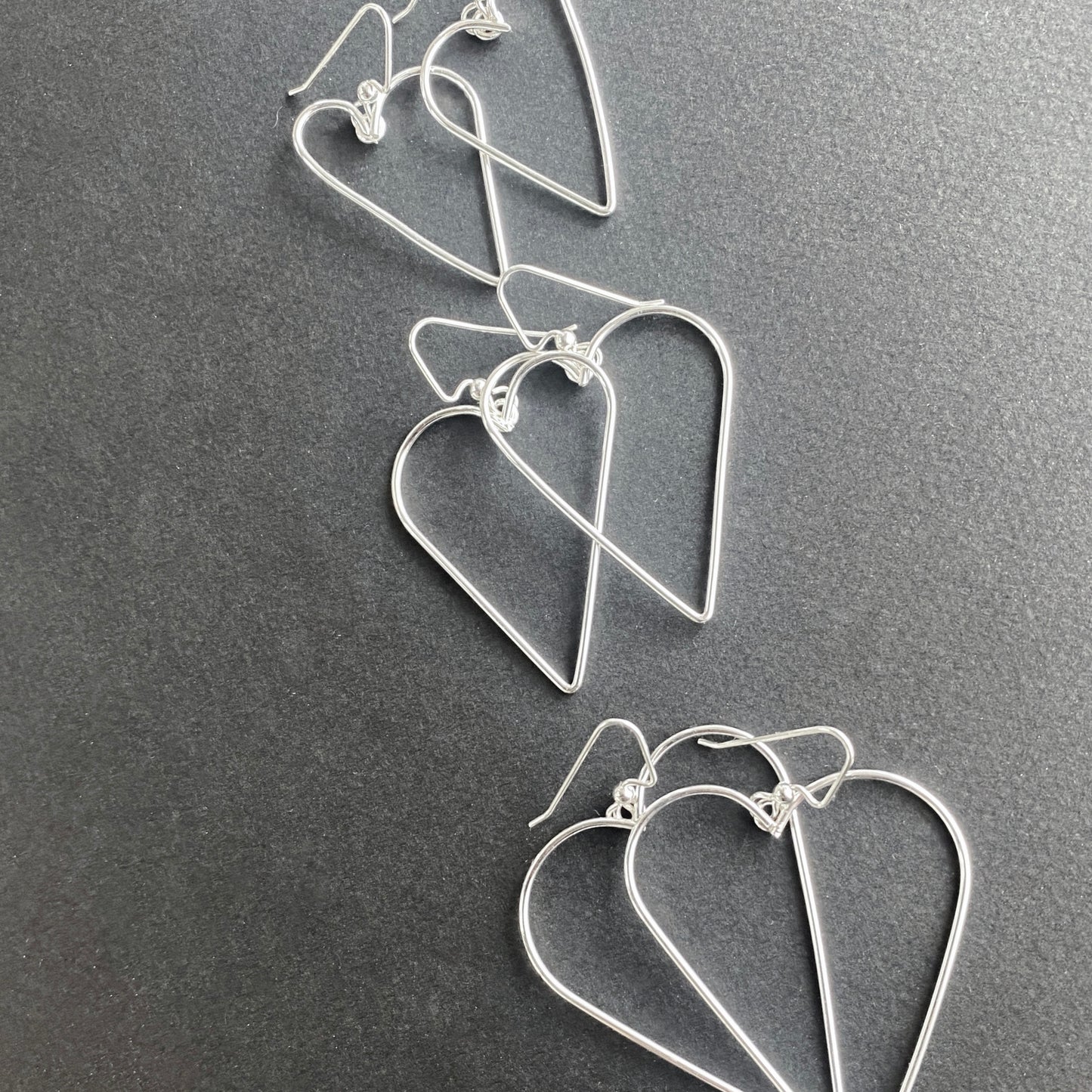 Minimalist Heart Earrings