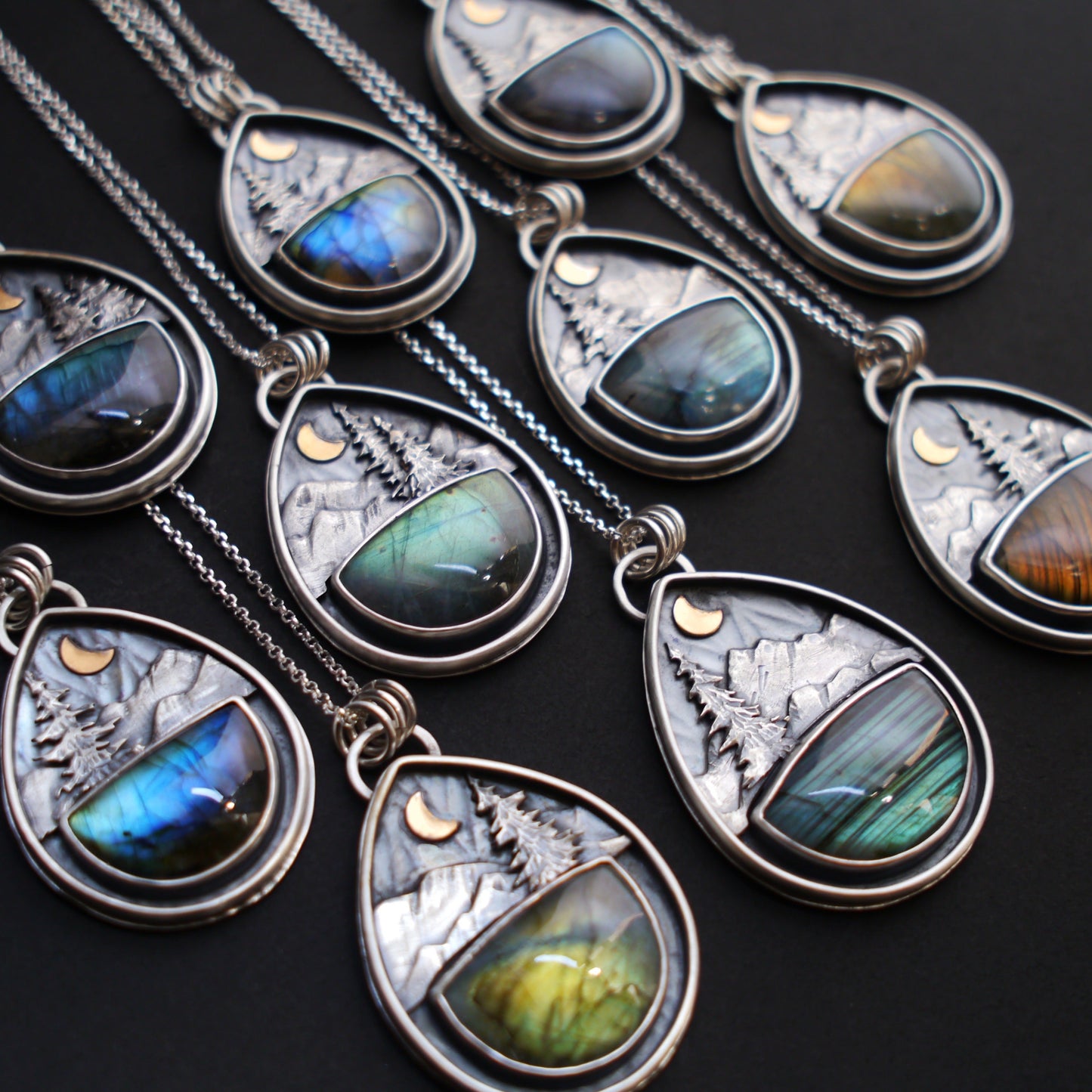 Labradorite Mountain Moonlight Pendant (4)
