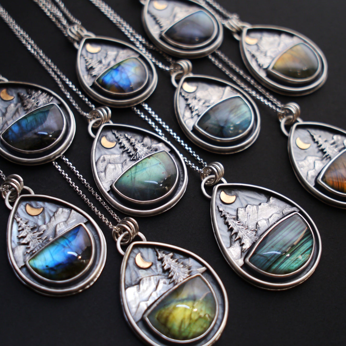 Labradorite Mountain Moonlight Pendant