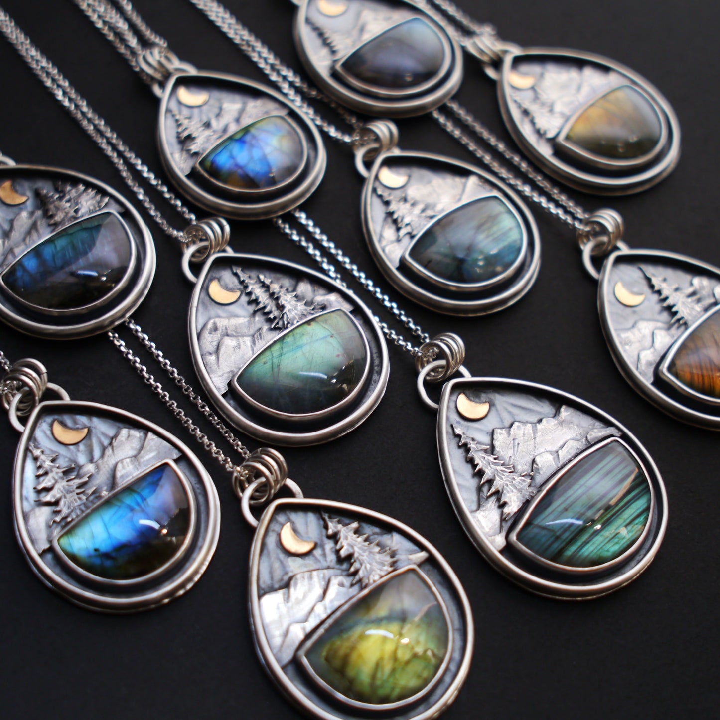 Labradorite Mountain Moonlight Pendant (3)
