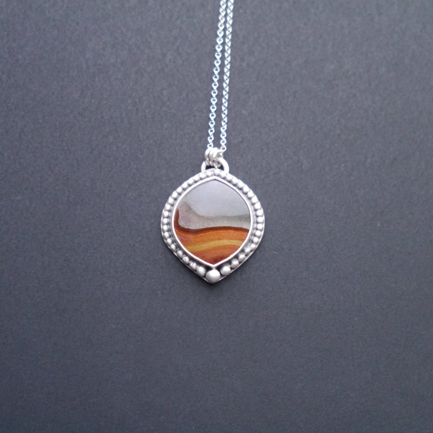Wanderer Collection - Polychrome Picture Jasper Pendant