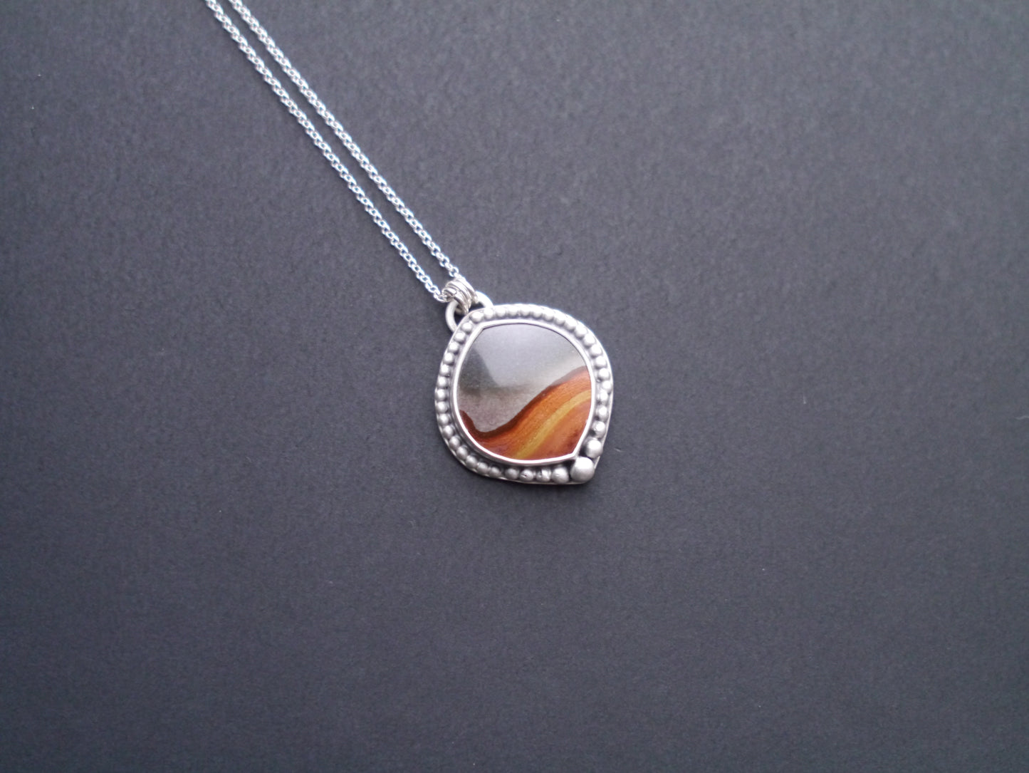 Wanderer Collection - Polychrome Picture Jasper Pendant