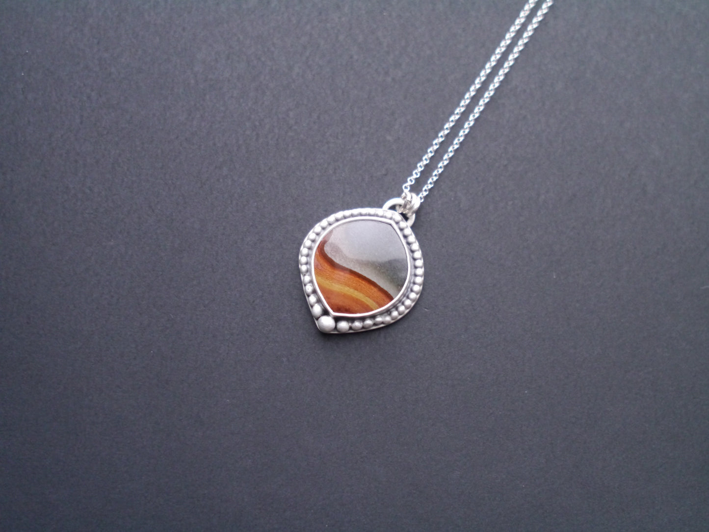 Wanderer Collection - Polychrome Picture Jasper Pendant