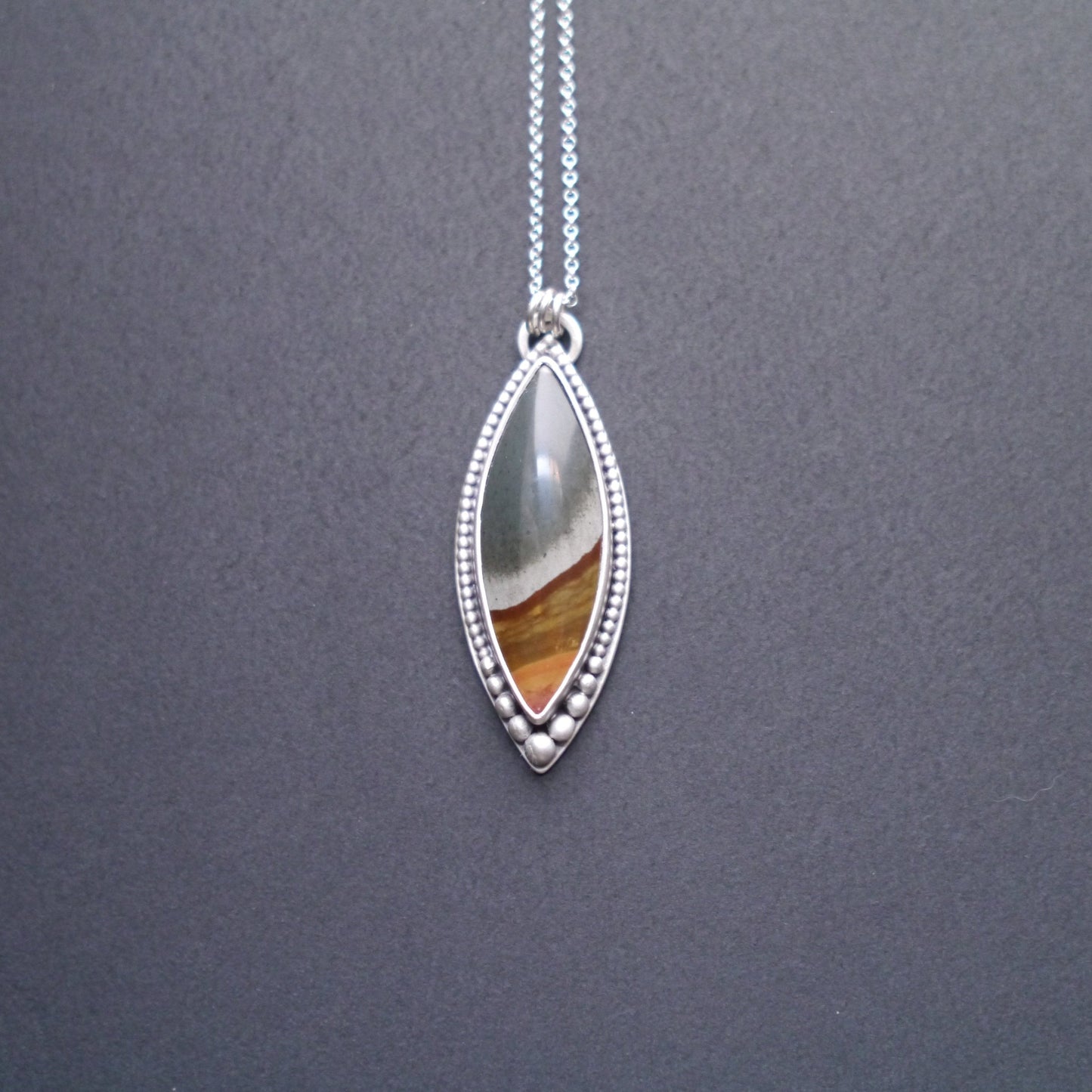 Wanderer Collection - Polychrome Picture Jasper Pendant
