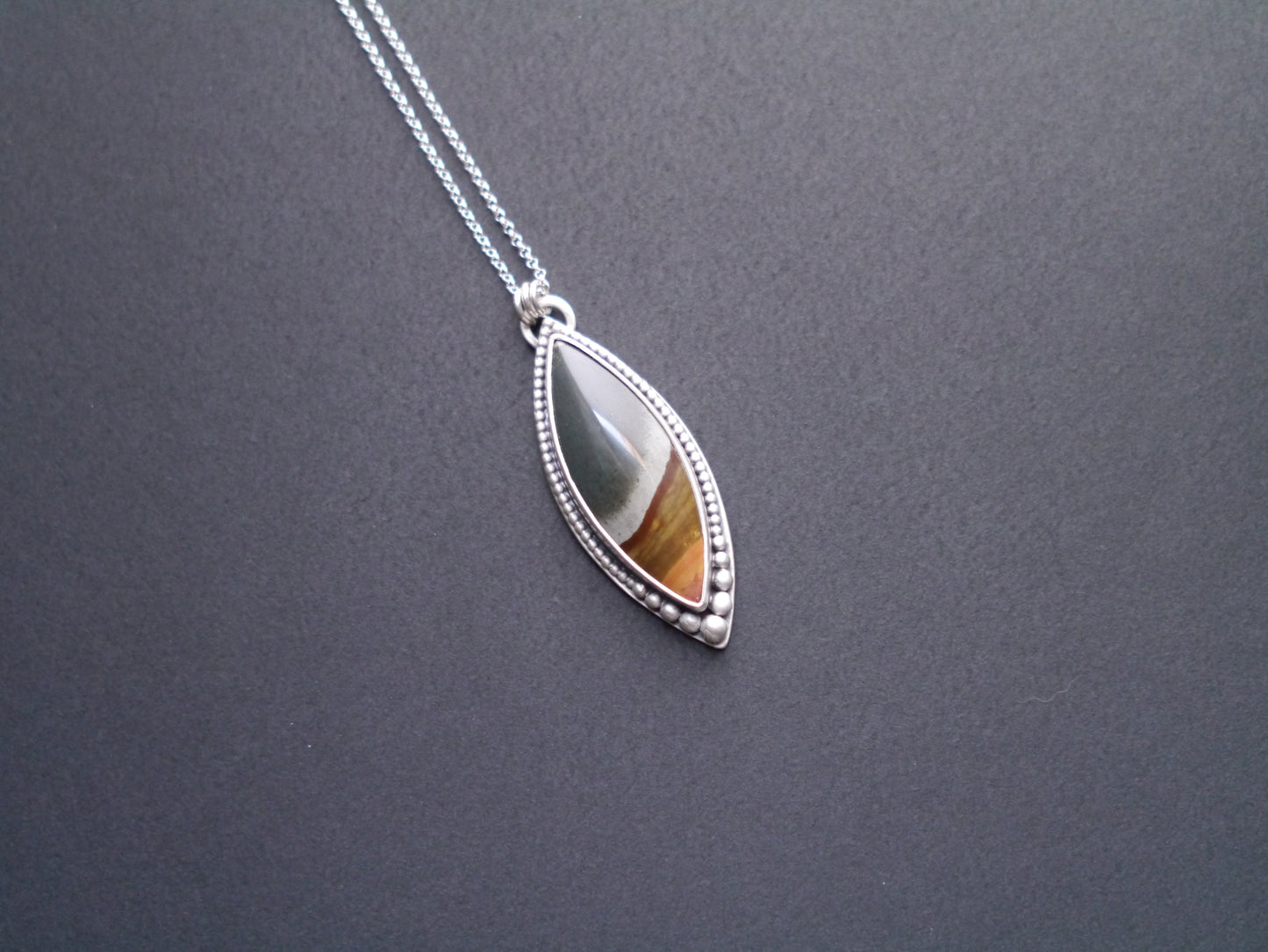 Wanderer Collection - Polychrome Picture Jasper Pendant