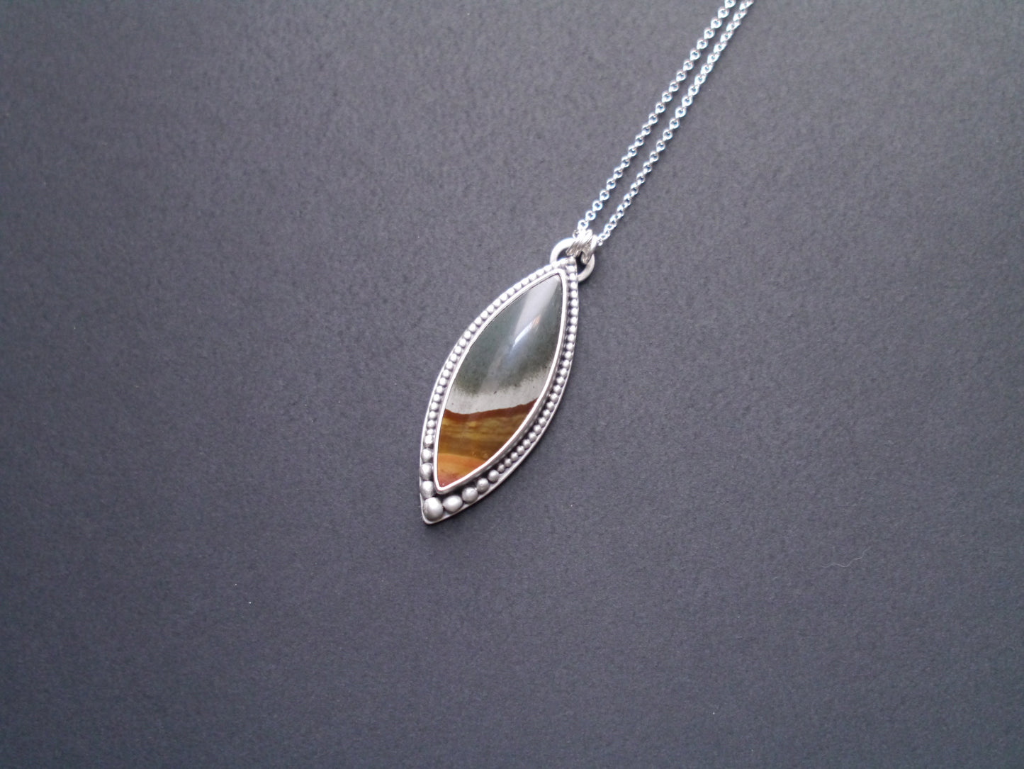 Wanderer Collection - Polychrome Picture Jasper Pendant