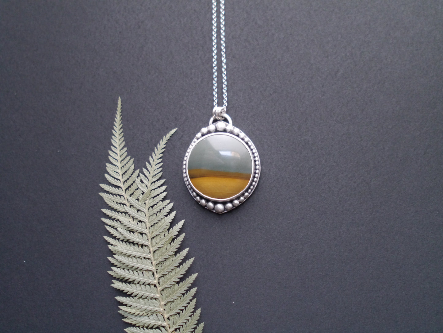 Wanderer Collection - Polychrome Picture Jasper Pendant