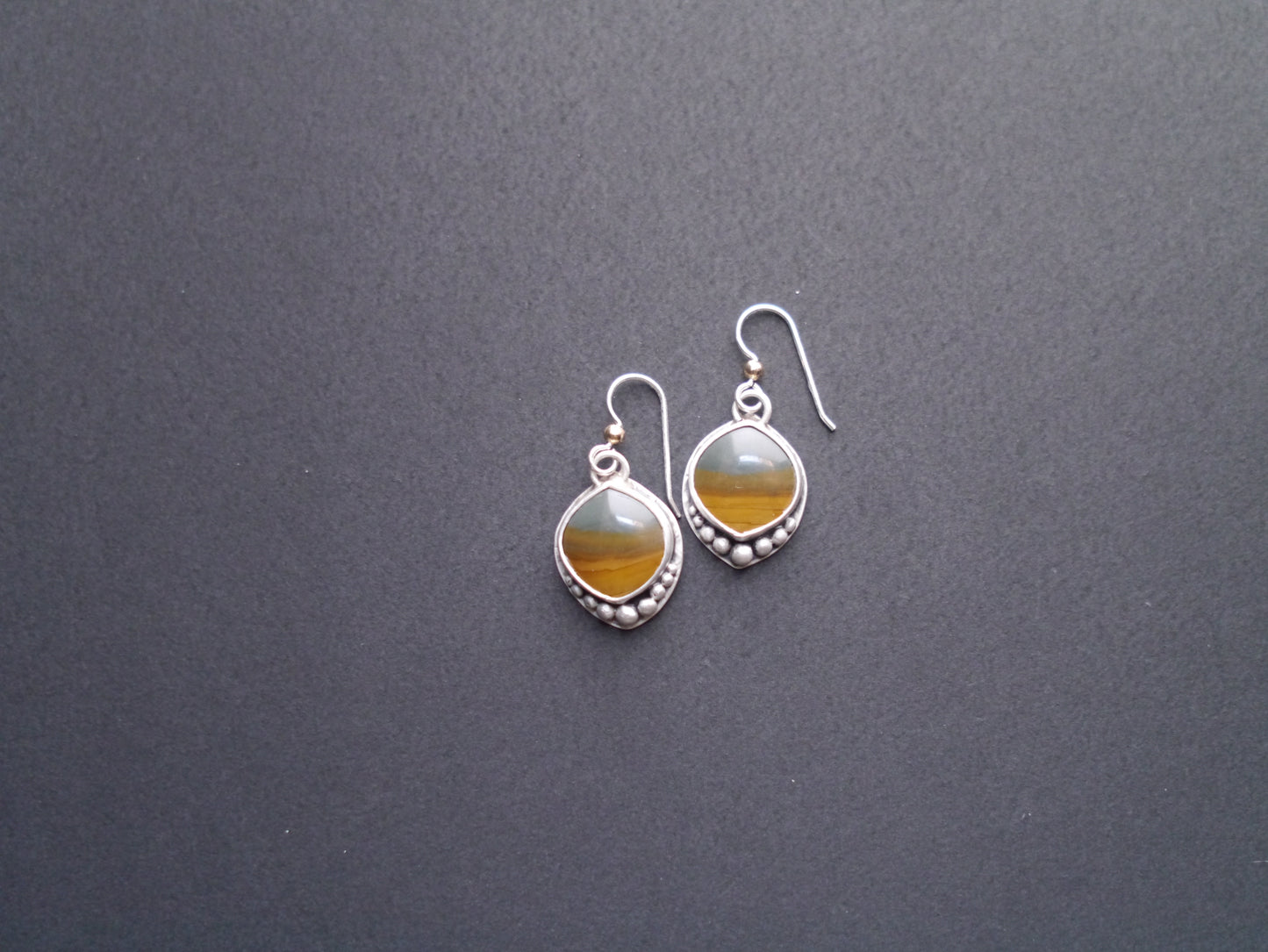 Wanderer Collection - Polychrome Picture Jasper Earrings