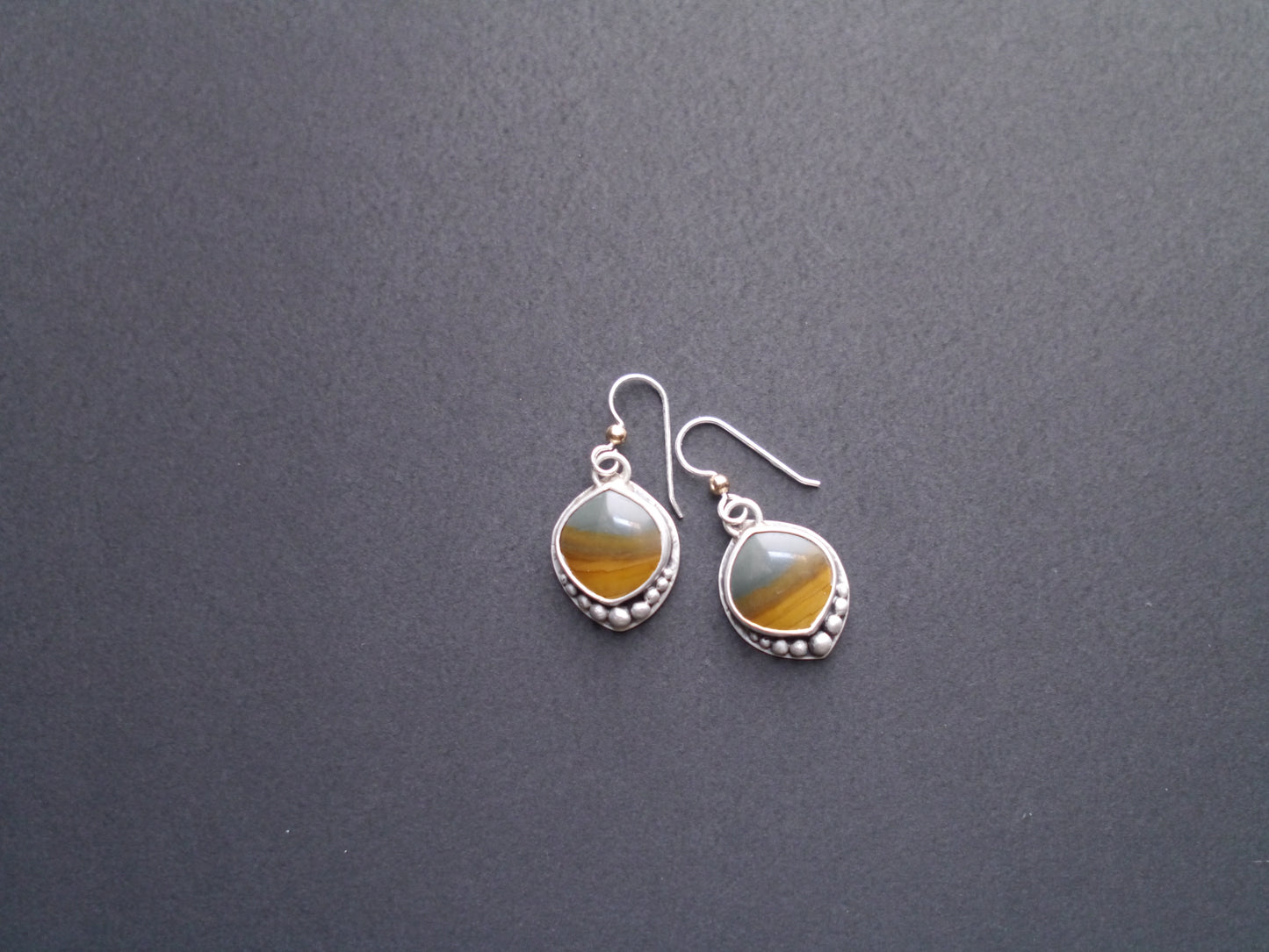 Wanderer Collection - Polychrome Picture Jasper Earrings
