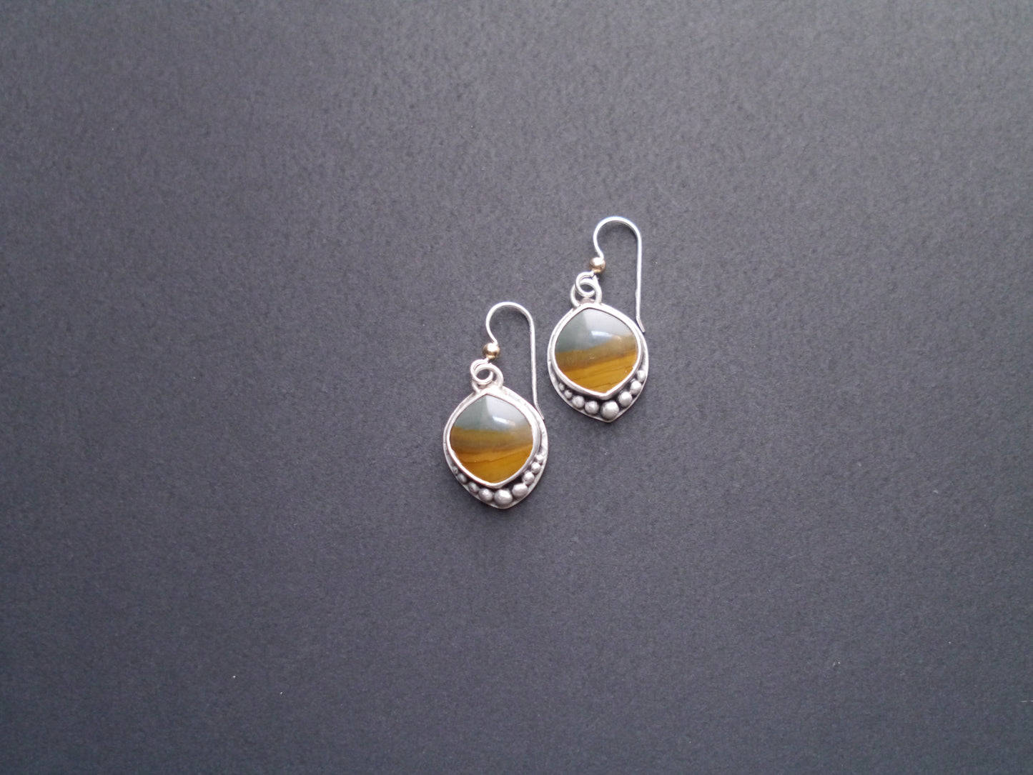 Wanderer Collection - Polychrome Picture Jasper Earrings