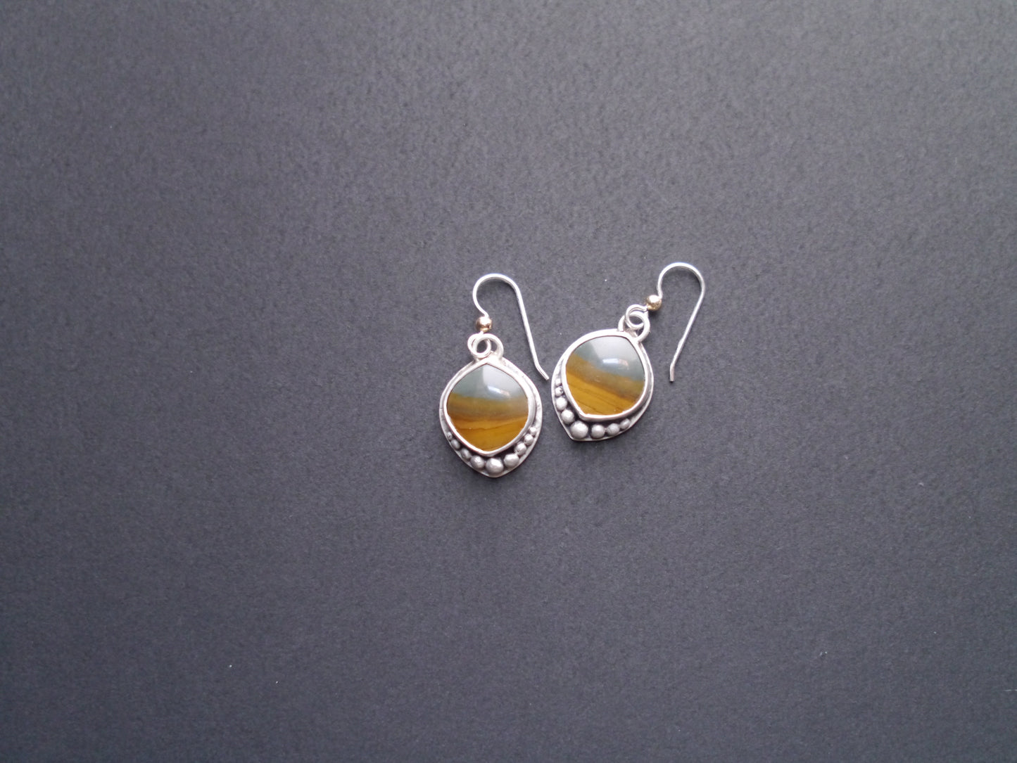 Wanderer Collection - Polychrome Picture Jasper Earrings