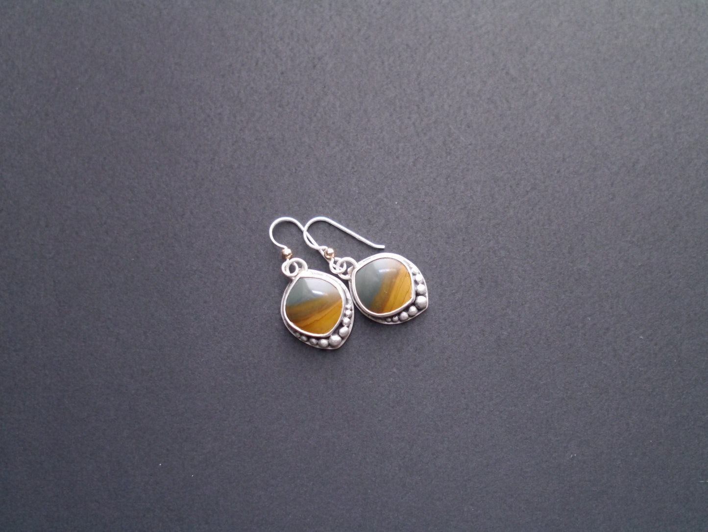 Wanderer Collection - Polychrome Picture Jasper Earrings