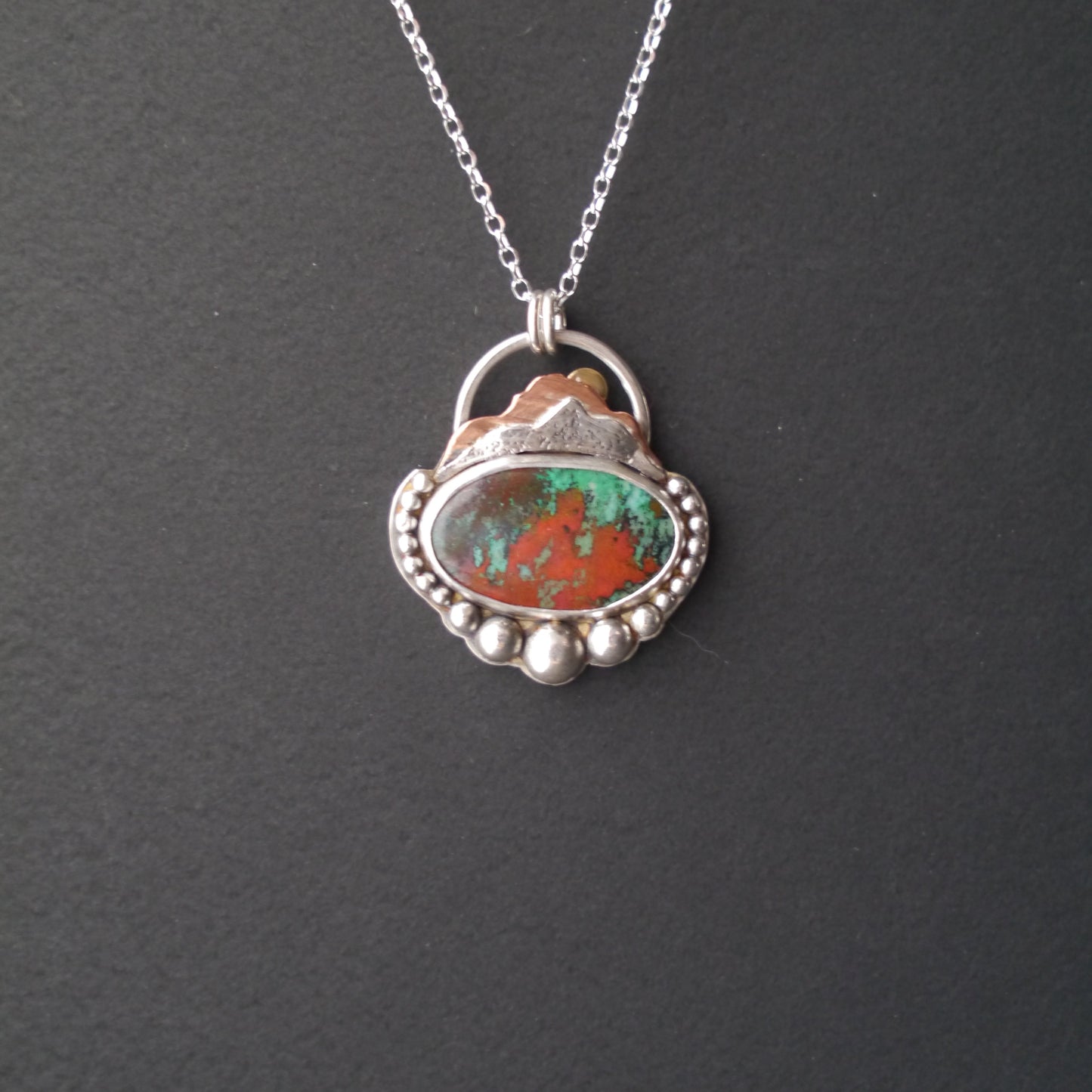 Sonora Skies - Oval Sonora Sunrise Mountain Pendant