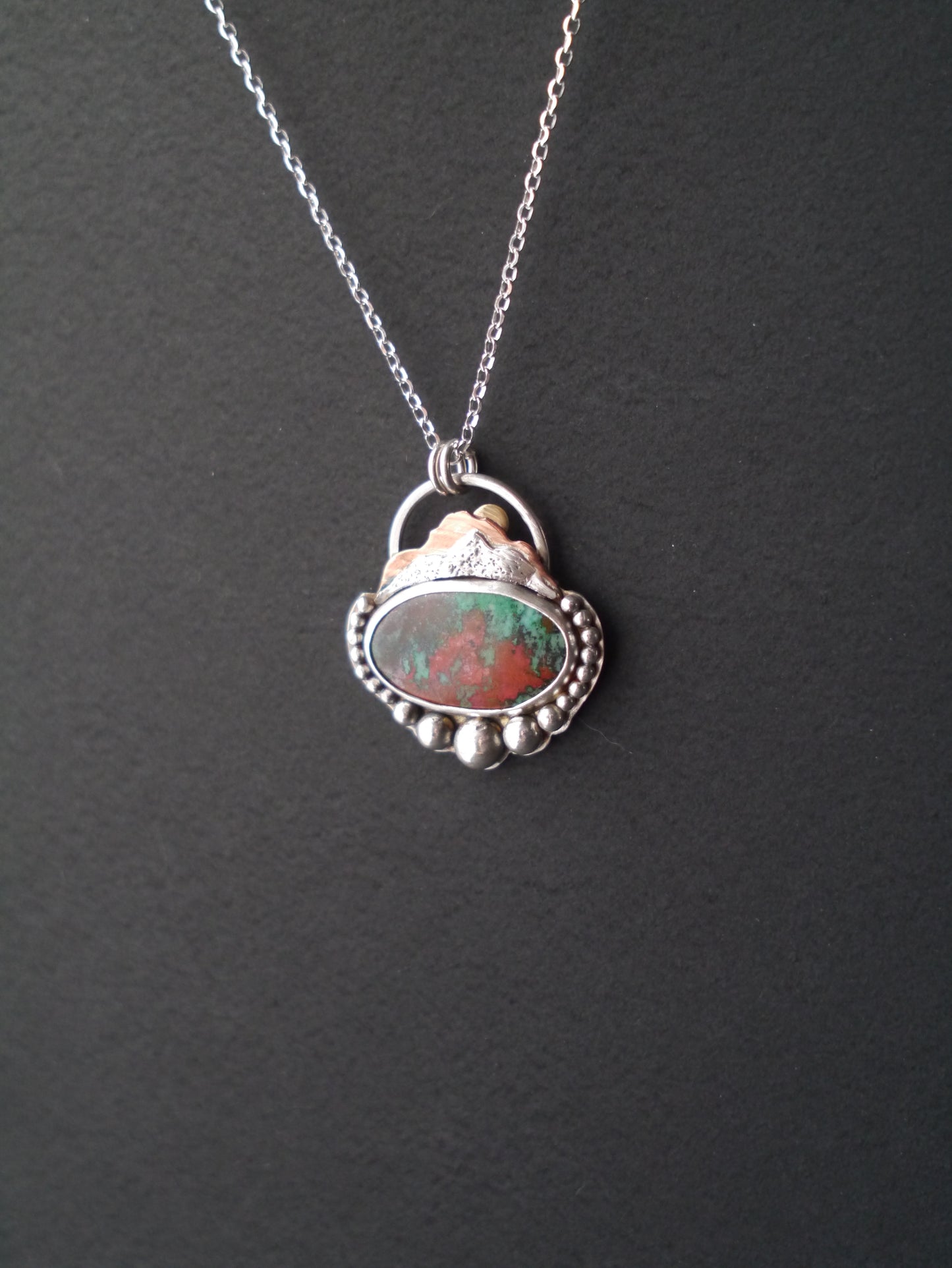 Sonora Skies - Oval Sonora Sunrise Mountain Pendant