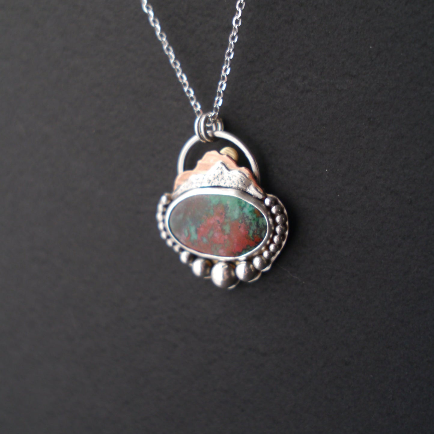 Sonora Skies - Oval Sonora Sunrise Mountain Pendant