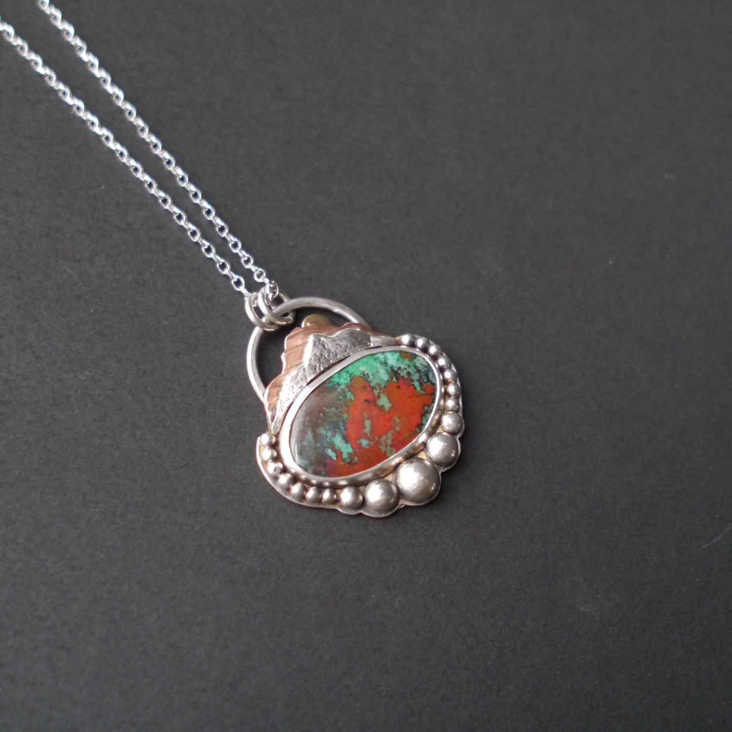Sonora Skies - Oval Sonora Sunrise Mountain Pendant