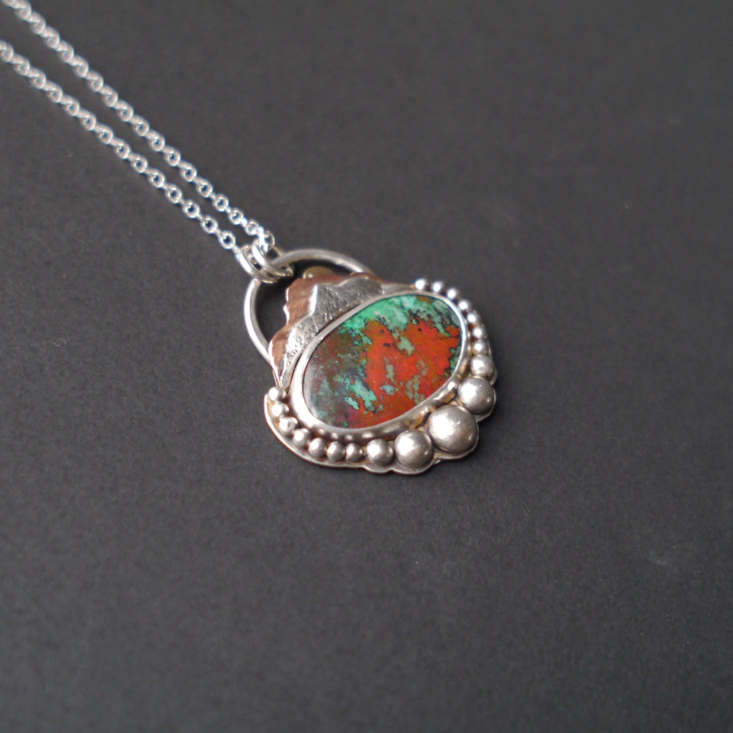 Sonora Skies - Oval Sonora Sunrise Mountain Pendant