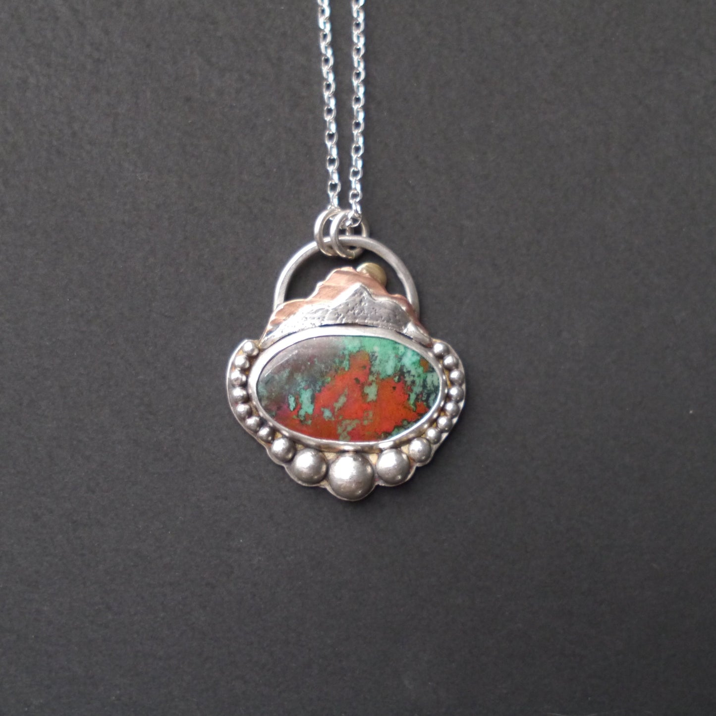 Sonora Skies - Oval Sonora Sunrise Mountain Pendant