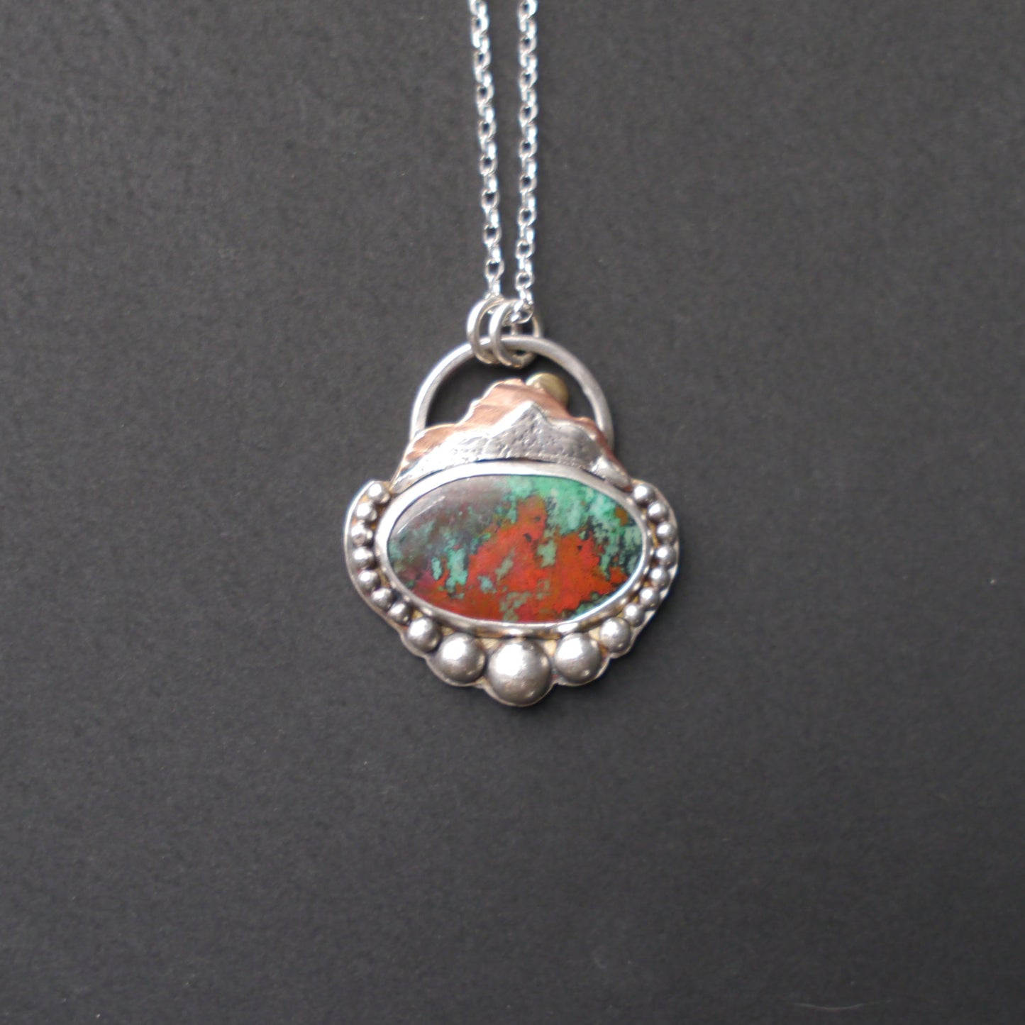Sonora Skies - Oval Sonora Sunrise Mountain Pendant