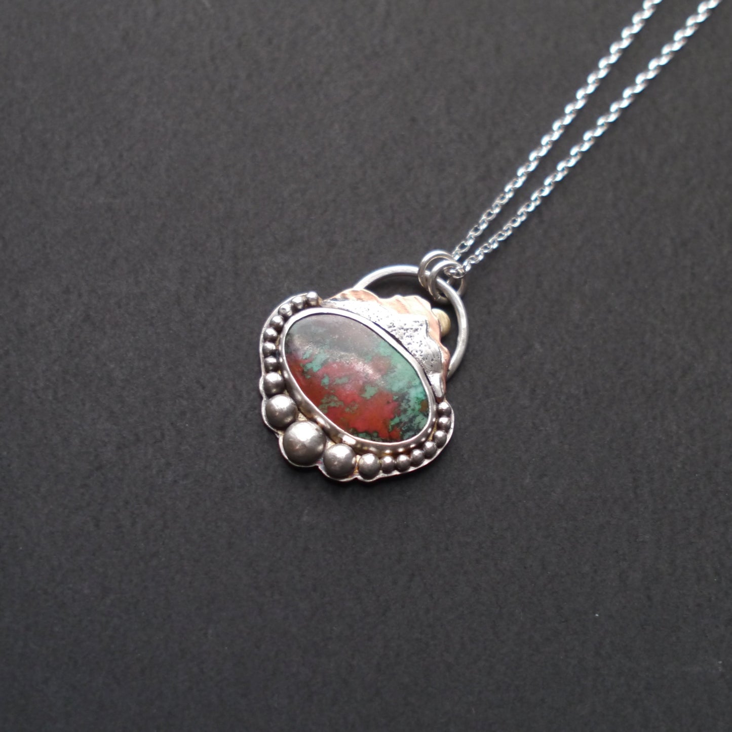 Sonora Skies - Oval Sonora Sunrise Mountain Pendant
