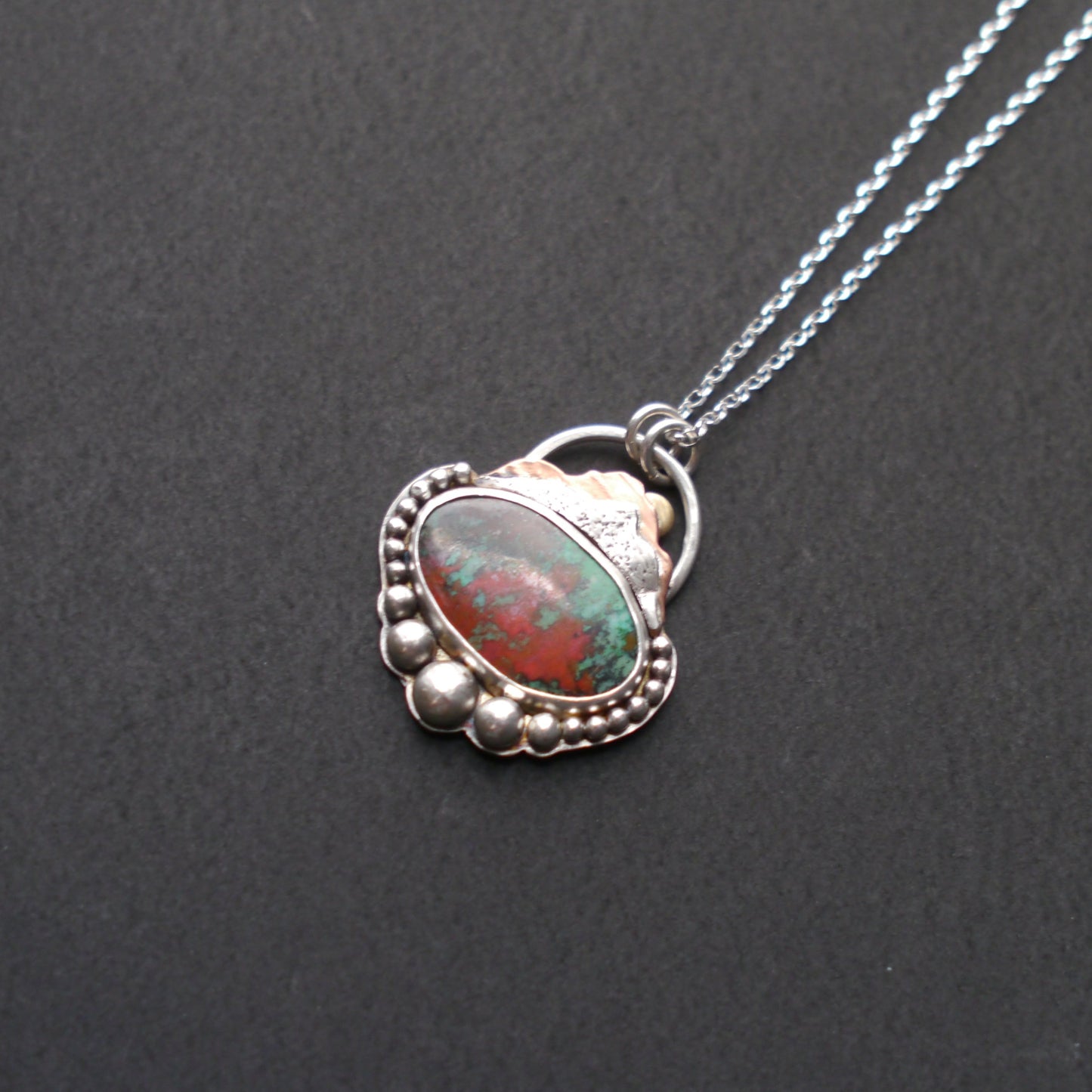 Sonora Skies - Oval Sonora Sunrise Mountain Pendant