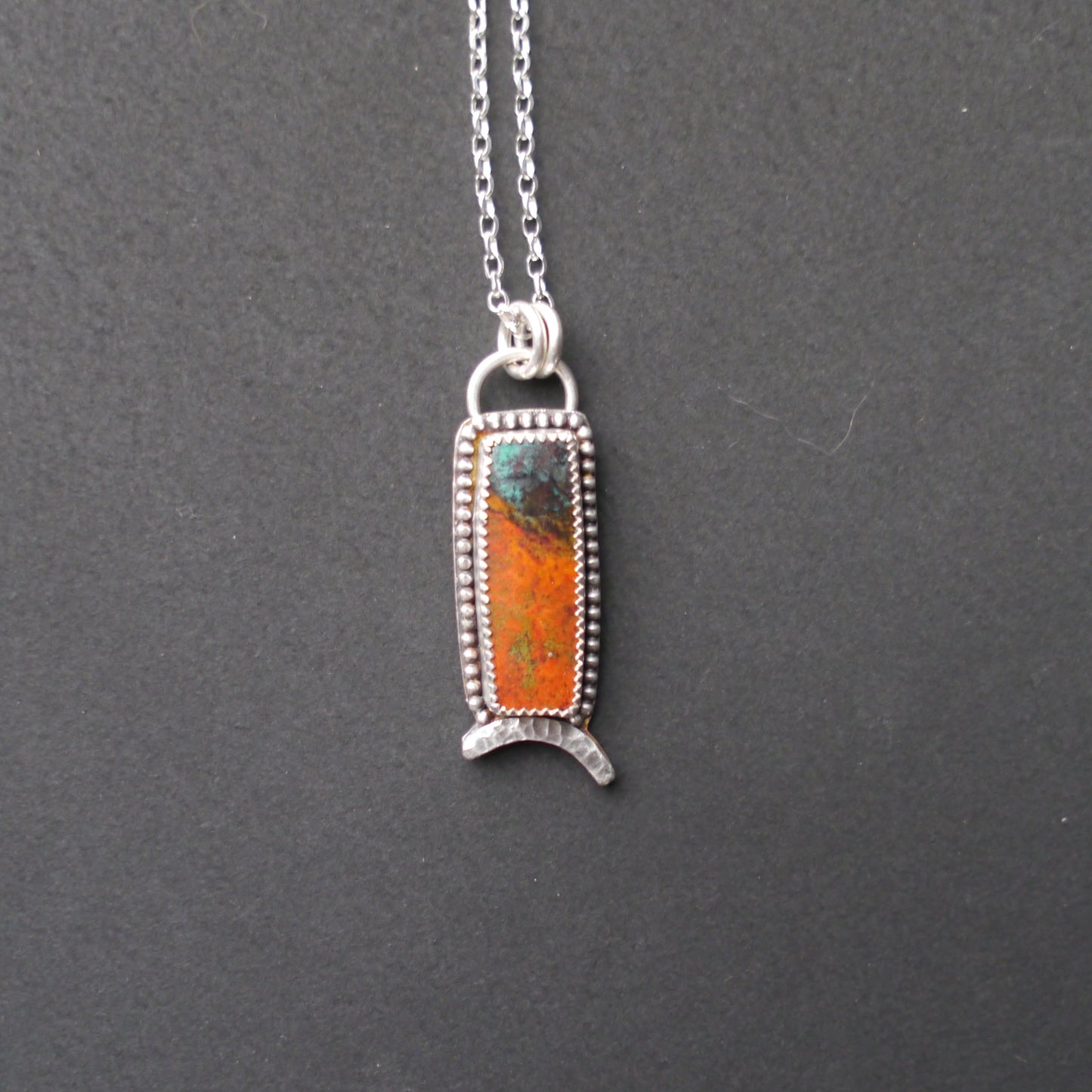 Sonora Skies - Petite Rectangular Sonora Sunrise Pendant