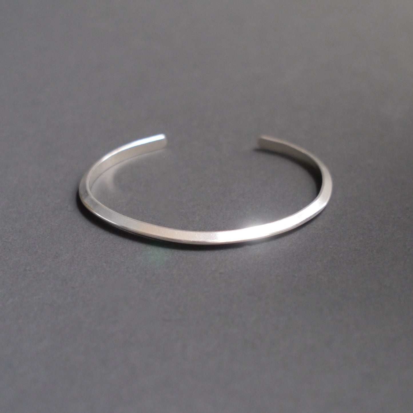 Triangle Cuff in 4mm Sterling Silver