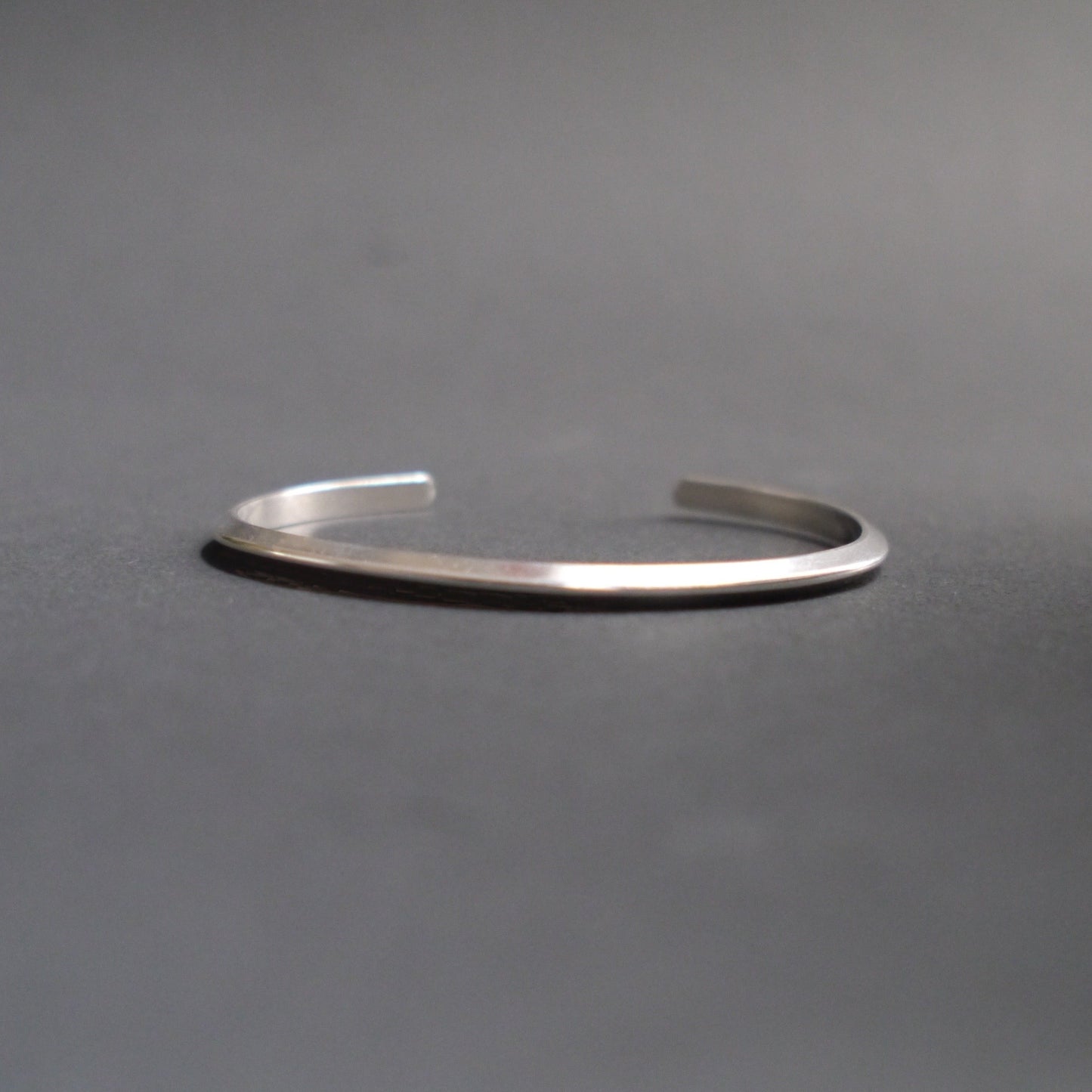 Triangle Cuff in 4mm Sterling Silver