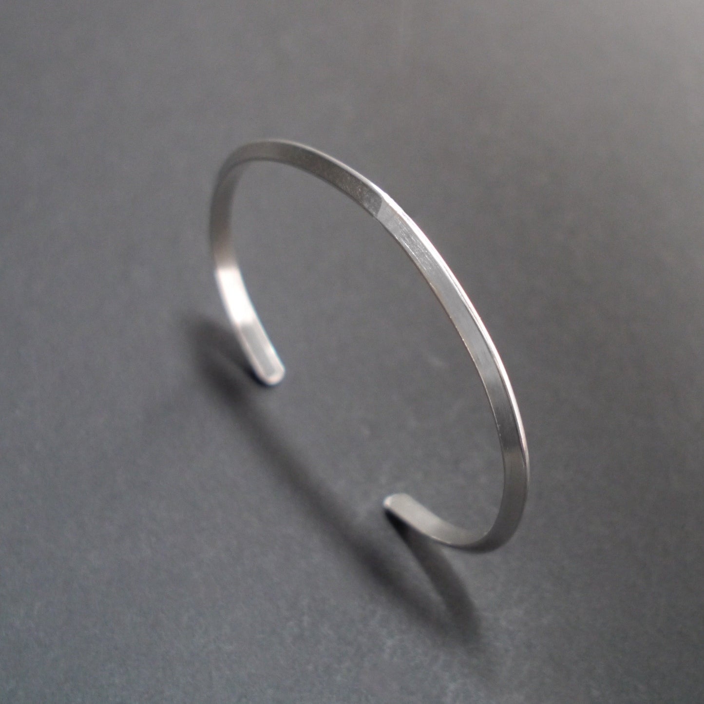 Triangle Cuff in 4mm Sterling Silver