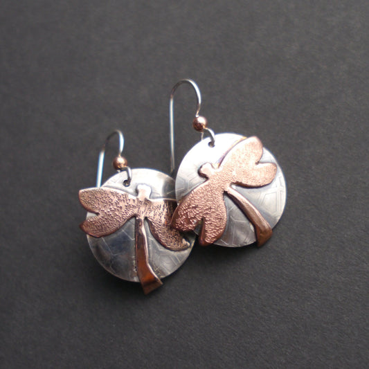 Dragonfly Dangle Earrings