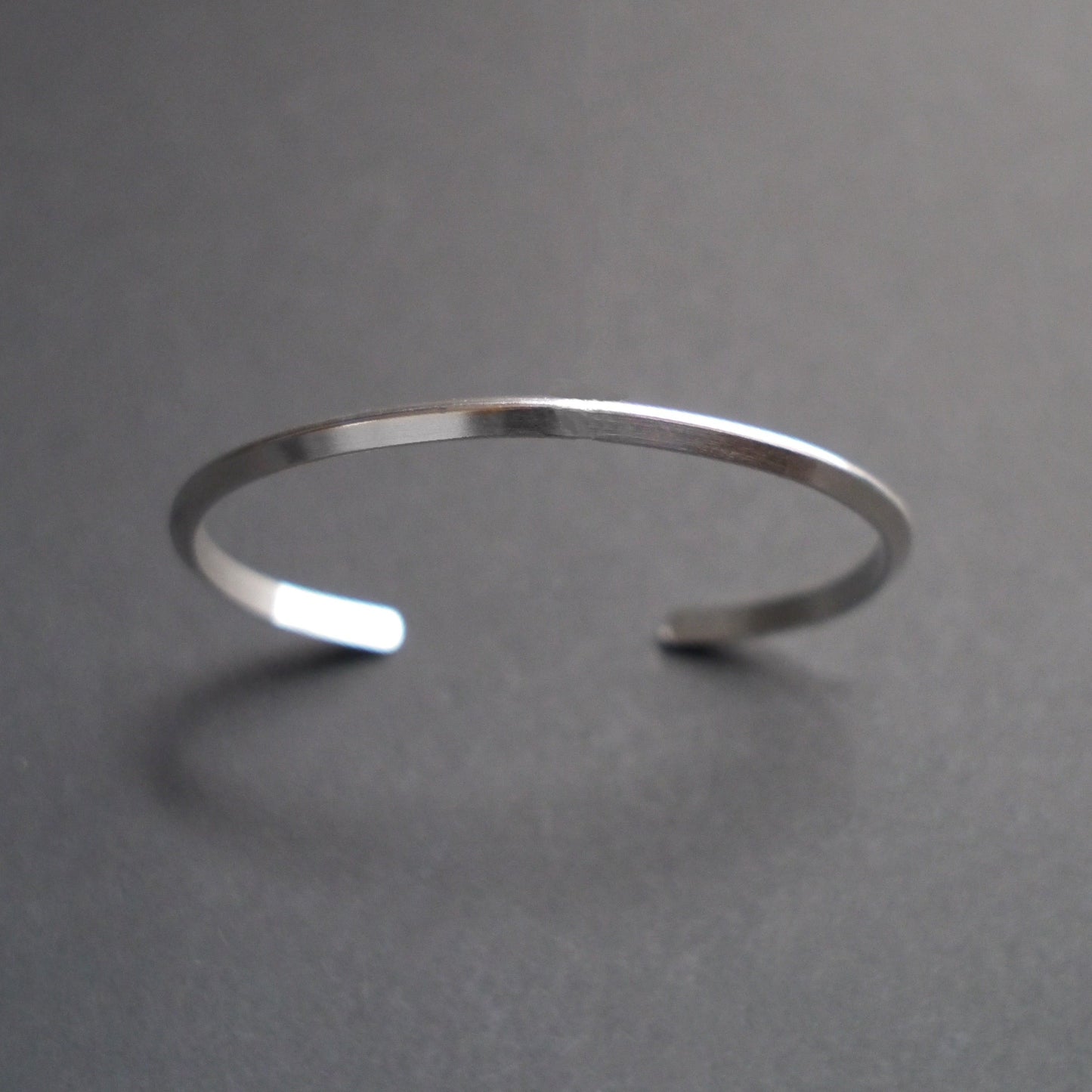 Triangle Cuff in 4mm Sterling Silver