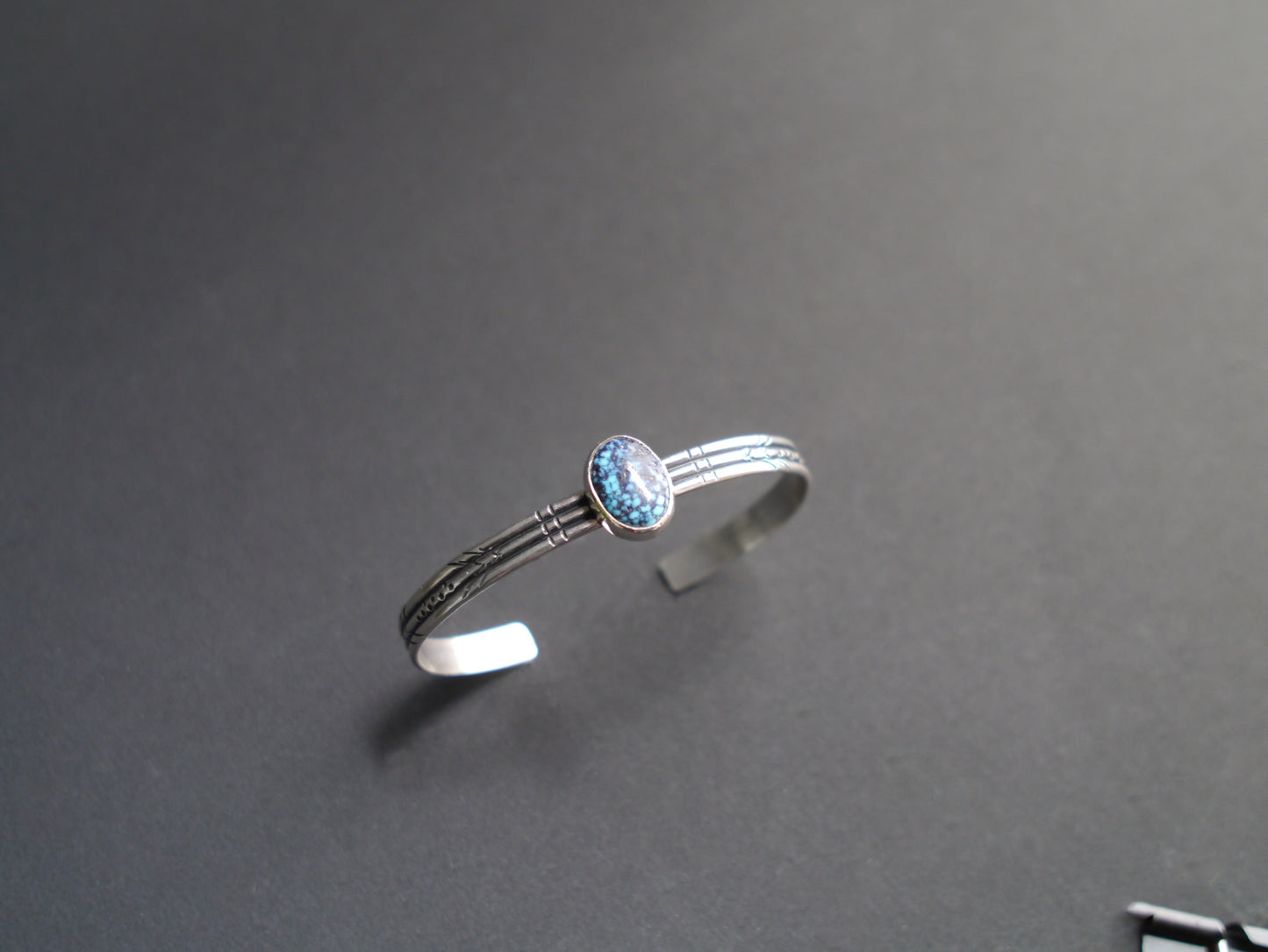 Turquoise Cuff Bracelet in Sterling Silver (1)