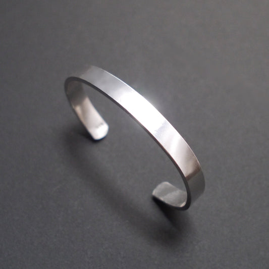 Classic Cuff in 8mm Sterling Silver