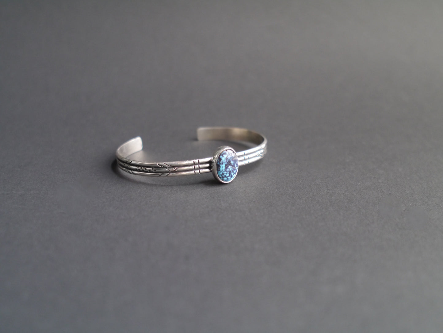 Turquoise Cuff Bracelet in Sterling Silver (1)
