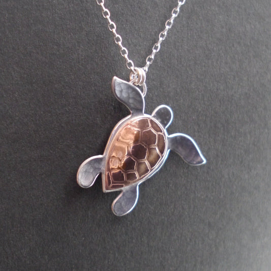 Coastal Treasures Sea Turtle Pendant