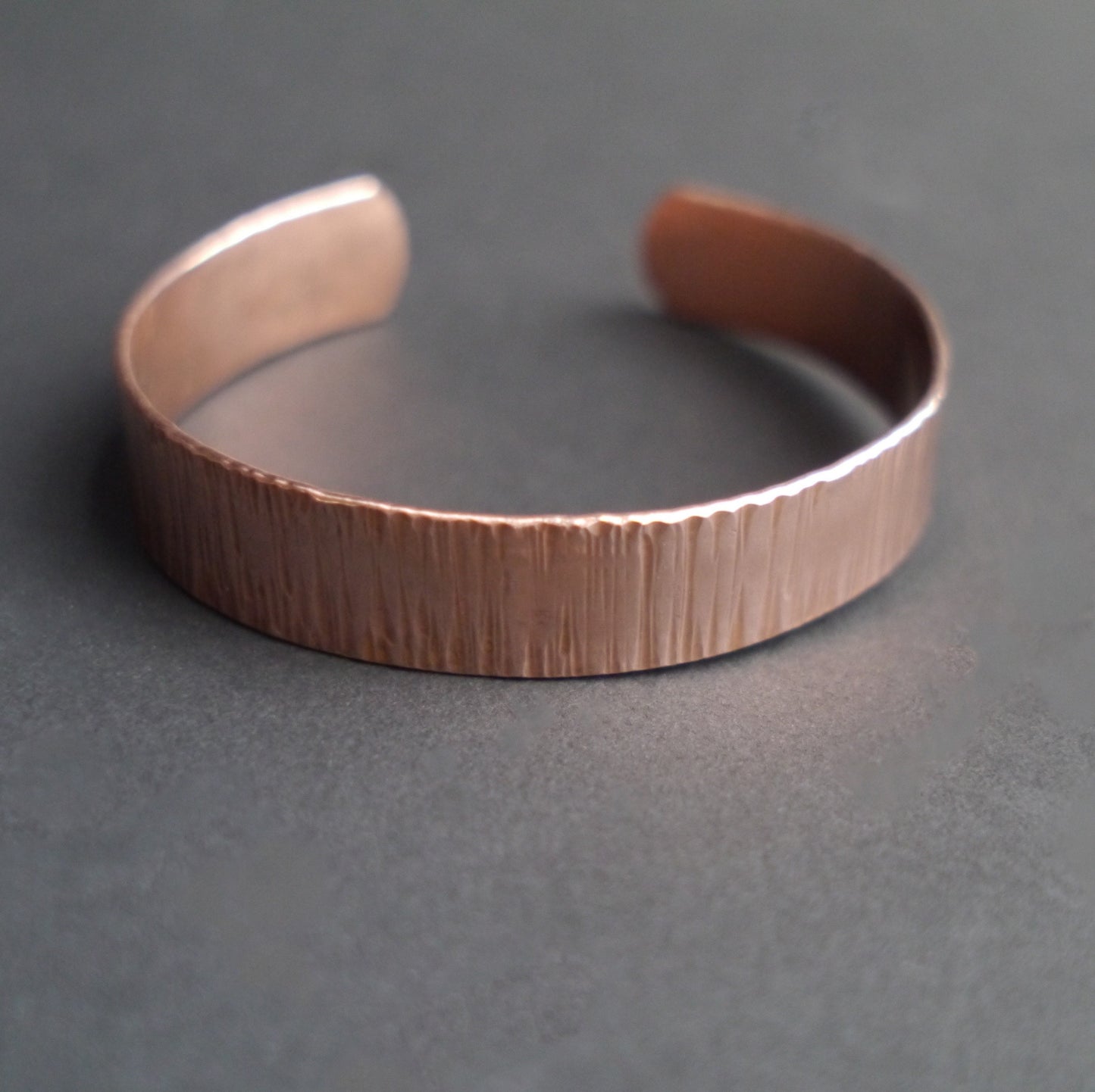 Ripple Texture Cuff in 14mm Recycled Copper