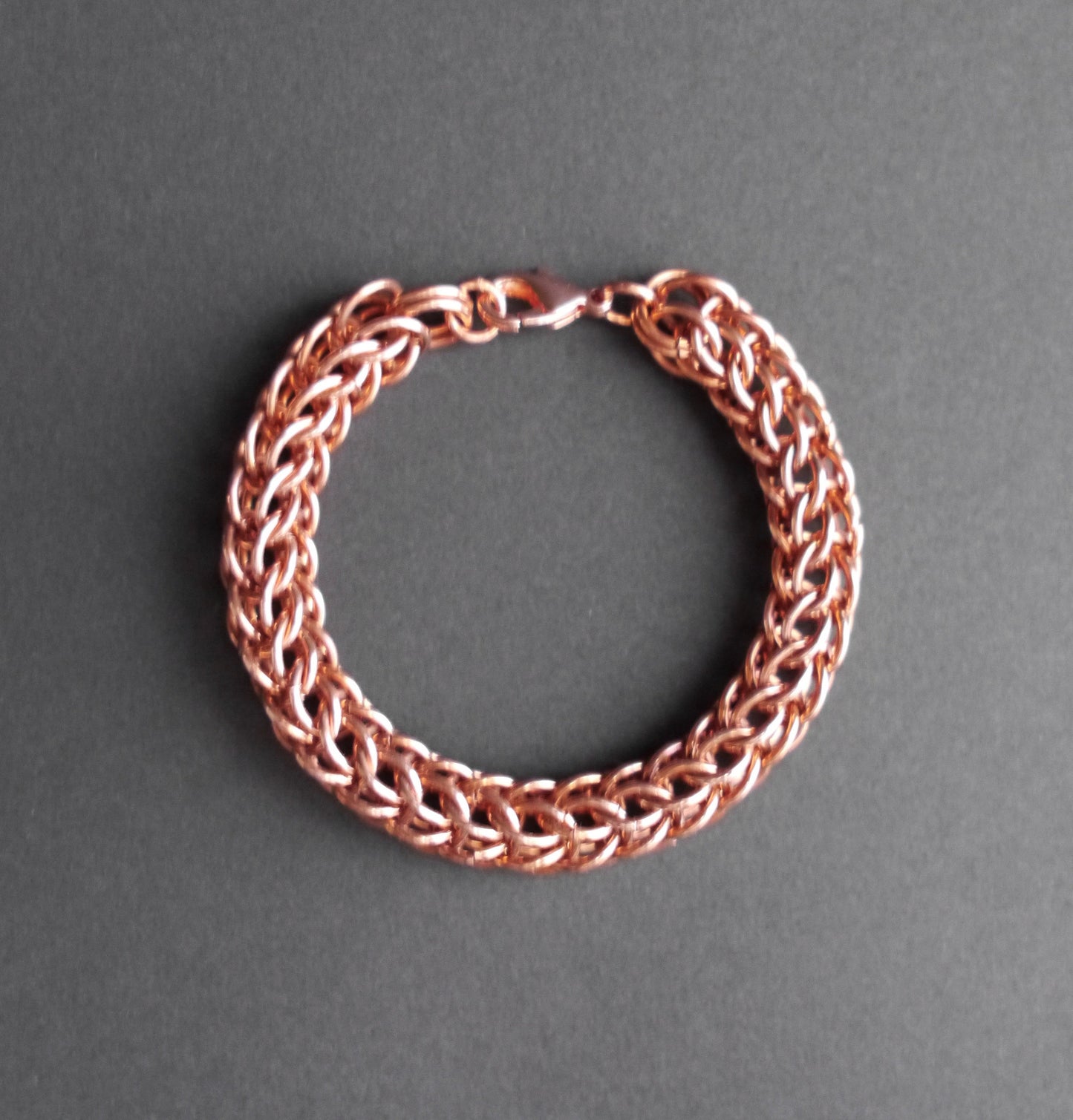 10mm Full Persian Chainmaille Bracelet in Copper