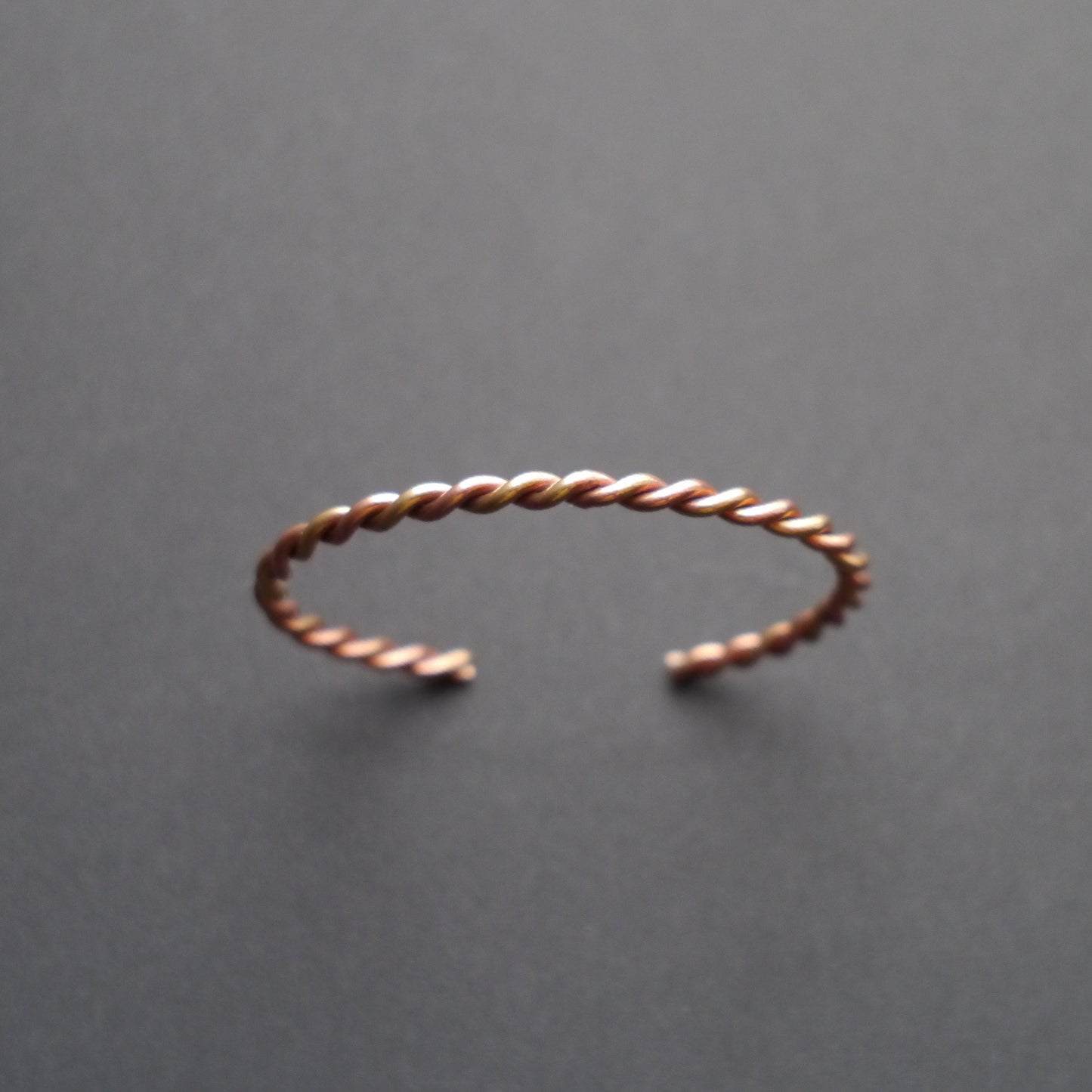 Twisted Cuff in 3mm Copper and Brass