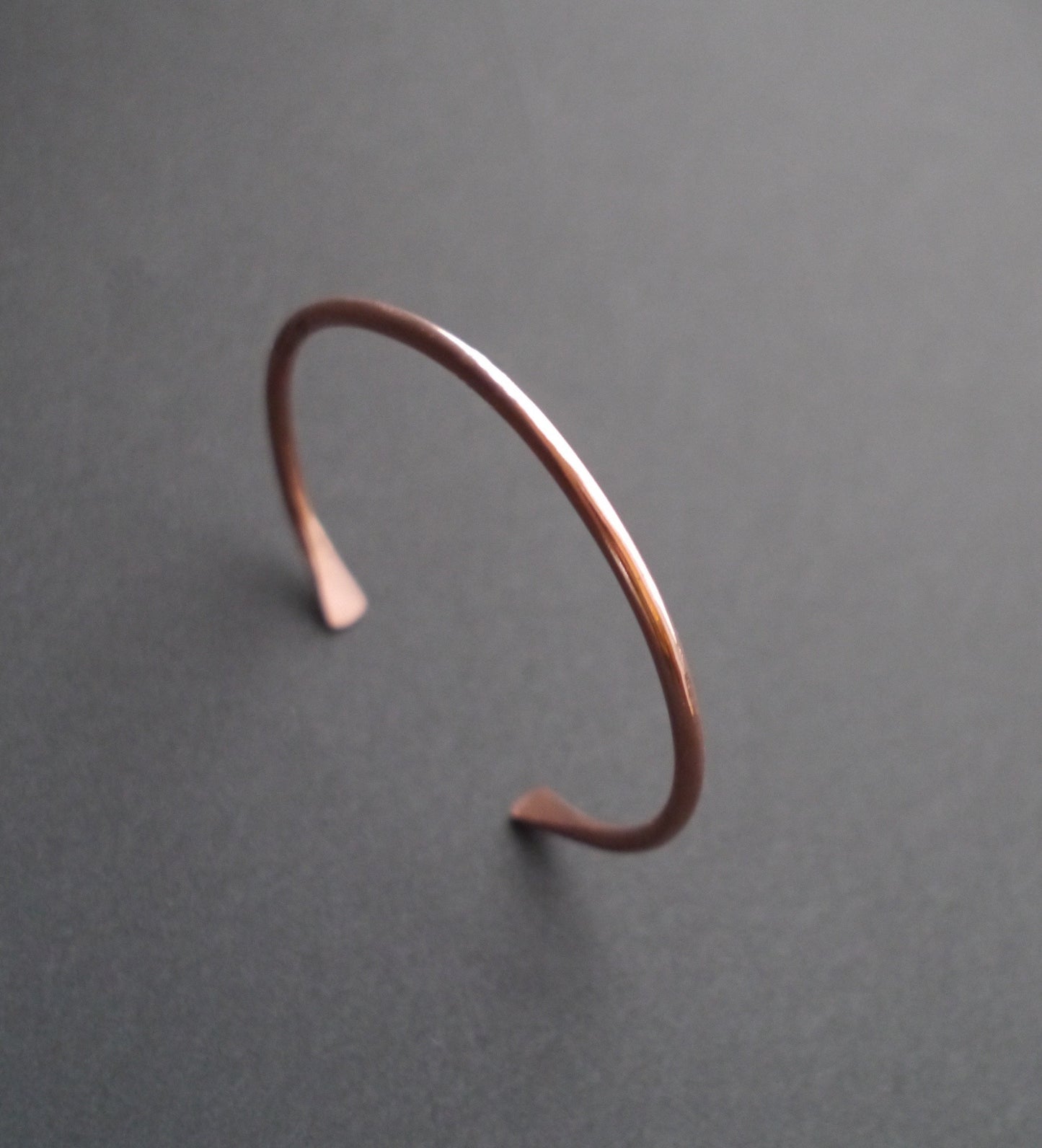 Rustic Round Cuff in 3mm Recycled Copper