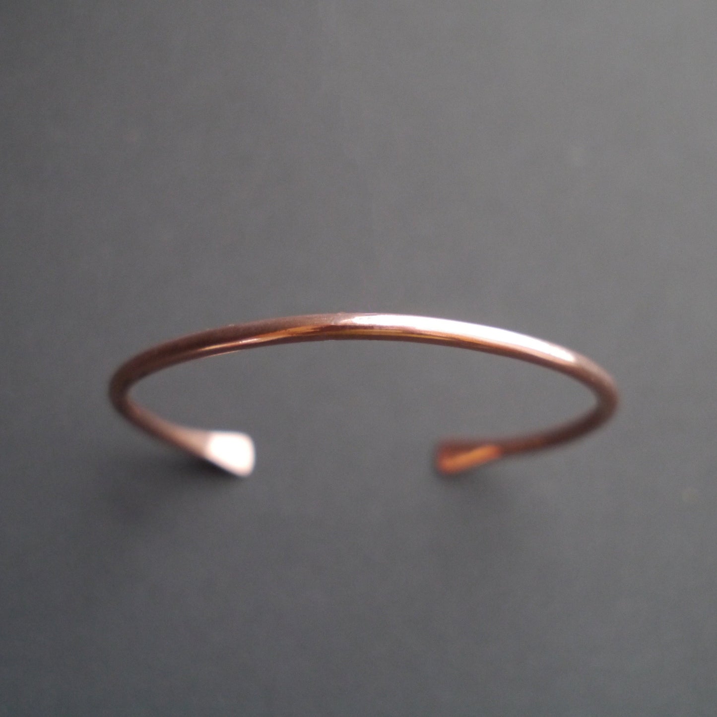 Rustic Round Cuff in 3mm Recycled Copper