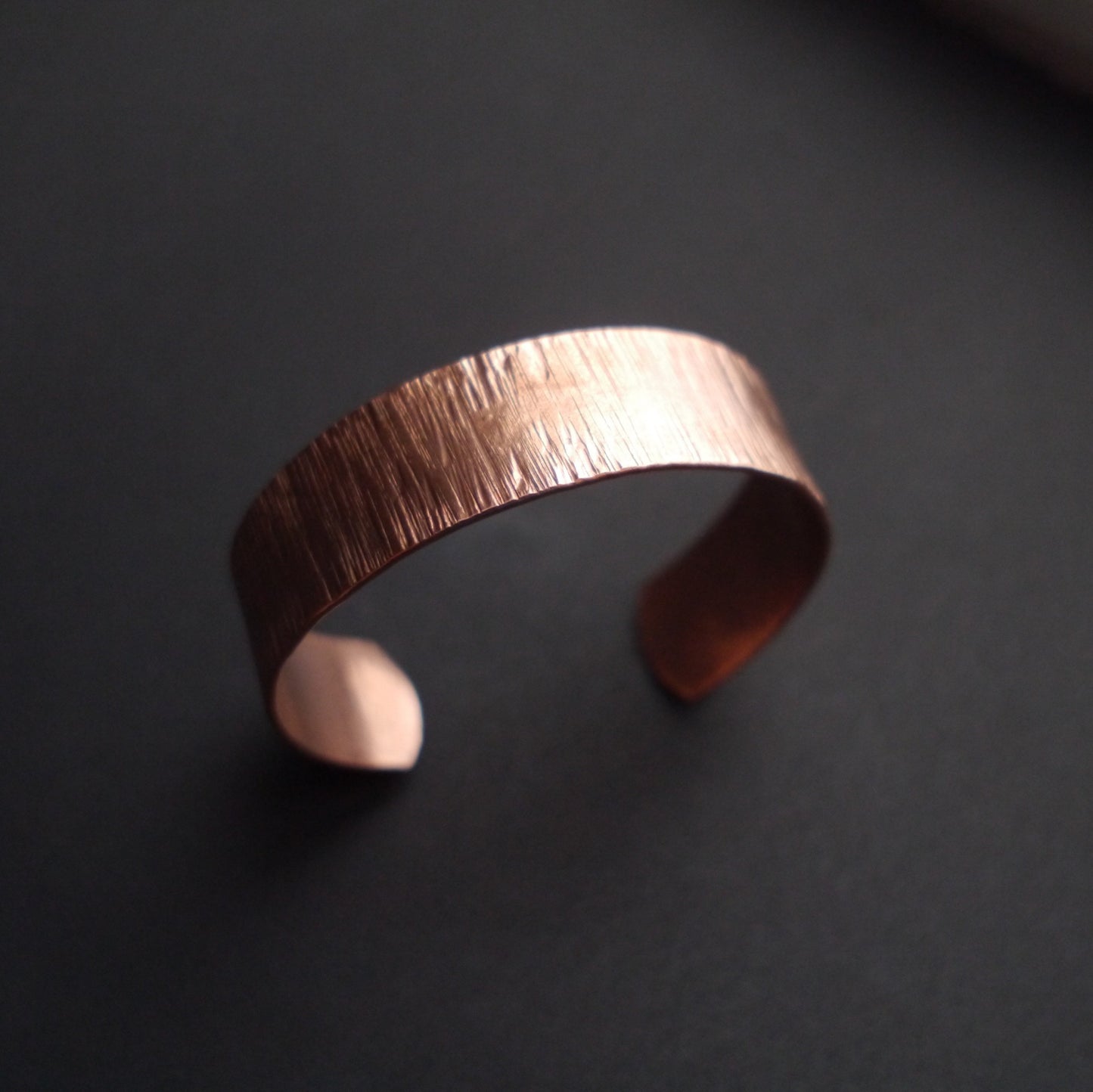 Ripple Texture Cuff in 19mm Recycled Copper