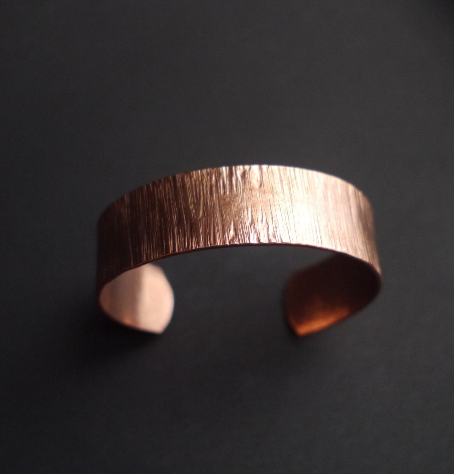 Ripple Texture Cuff in 19mm Recycled Copper