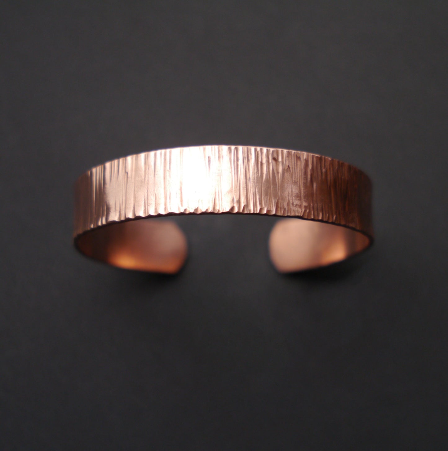 Ripple Texture Cuff in 14mm Recycled Copper