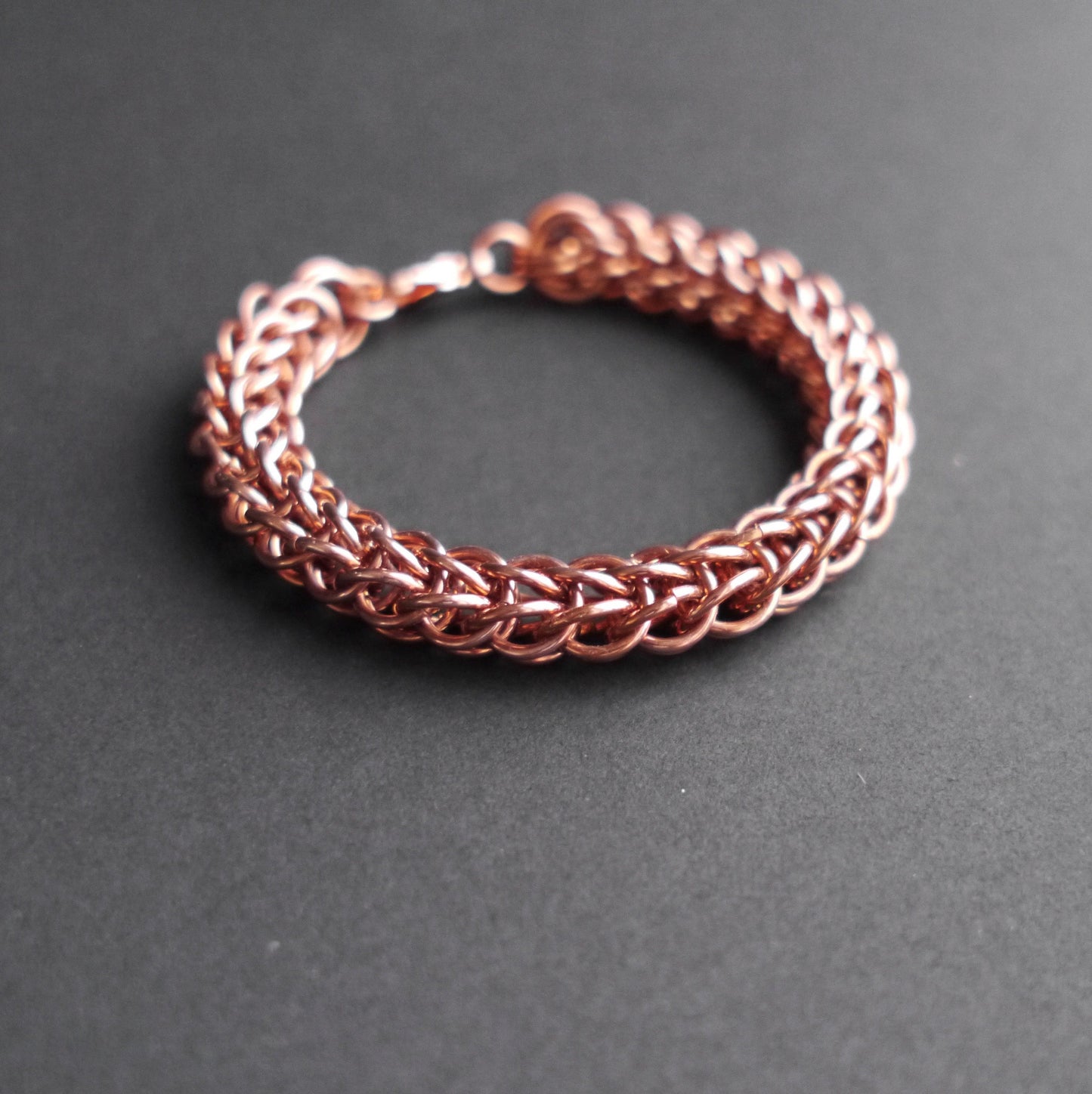 10mm Full Persian Chainmaille Bracelet in Copper