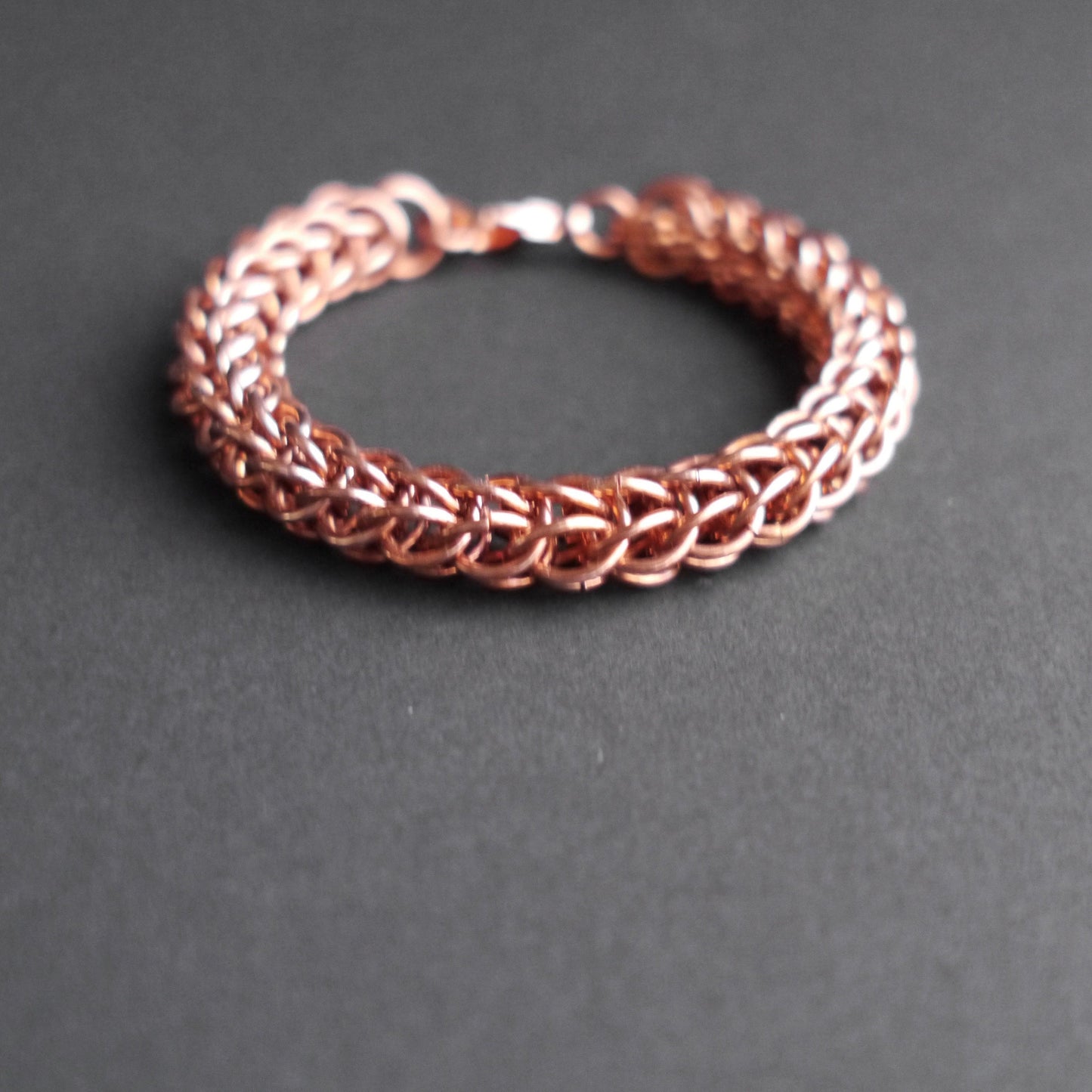 10mm Full Persian Chainmaille Bracelet in Copper