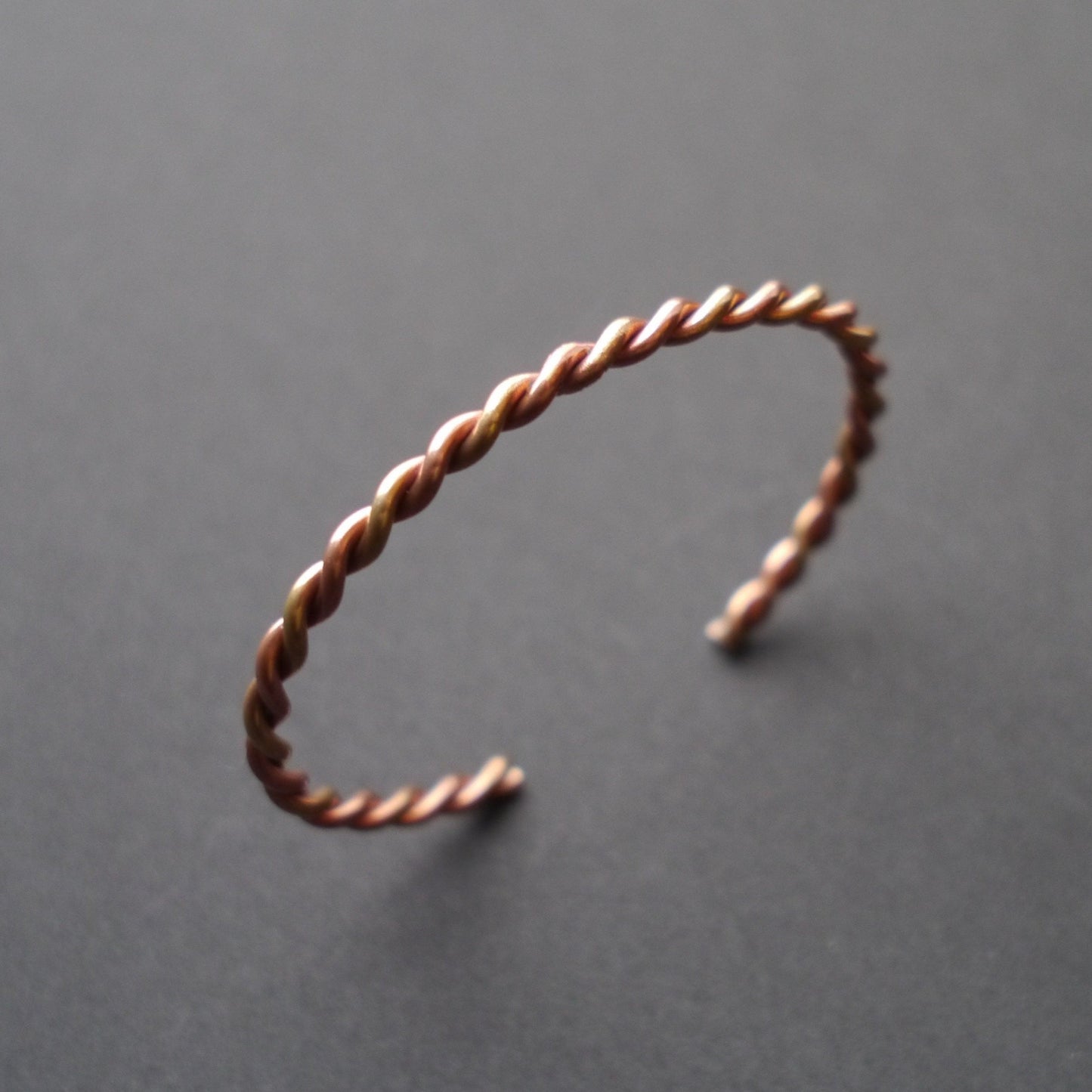 Twisted Cuff in 3mm Copper and Brass
