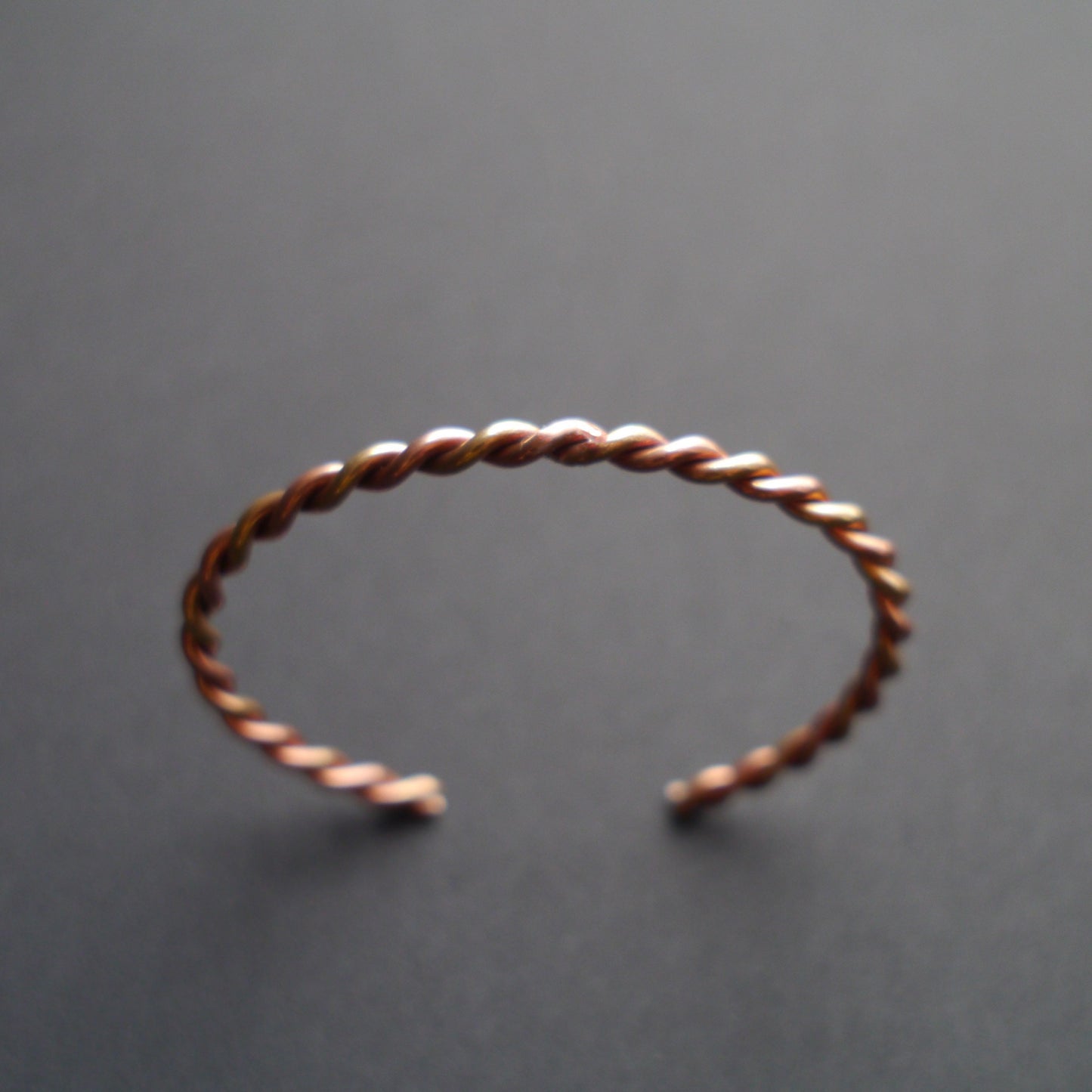 Twisted Cuff in 3mm Copper and Brass